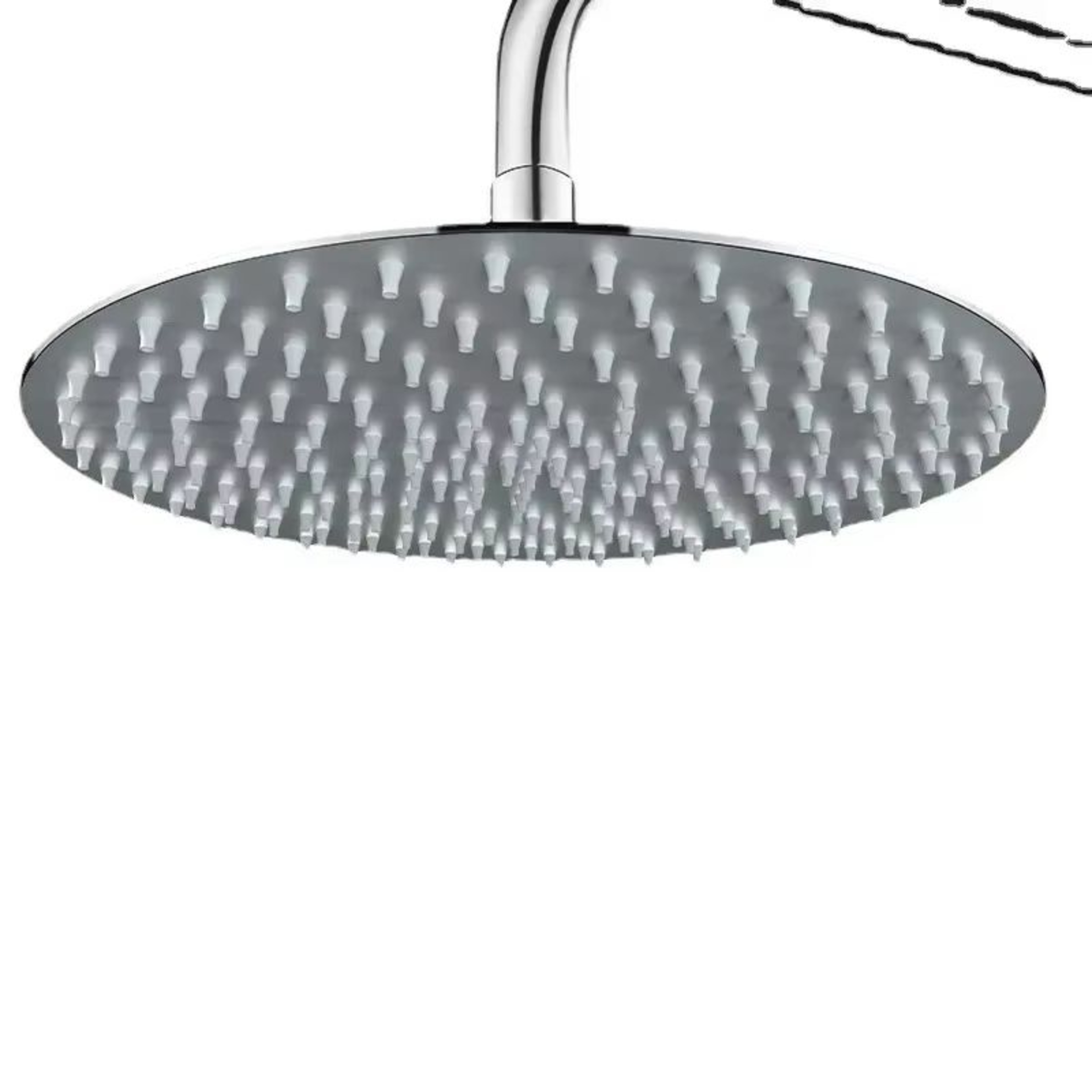 6810 Inch Stainless Steel UltraThin Square And Round Waterfall Rainfall Shower Head 2