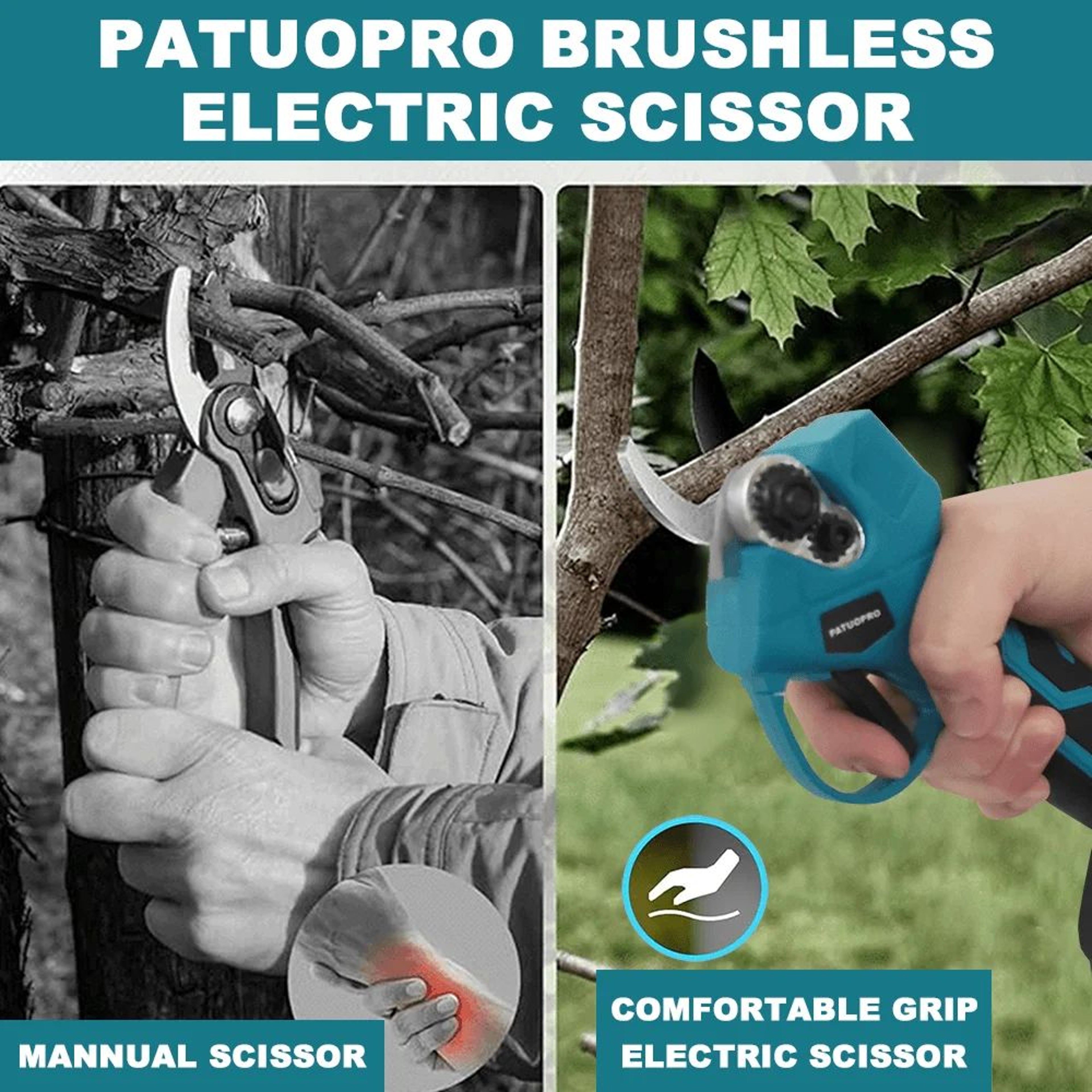 30 Mm Cordless Brushless Electric Pruning Shear Power Tool For Makita 18 V Battery 3