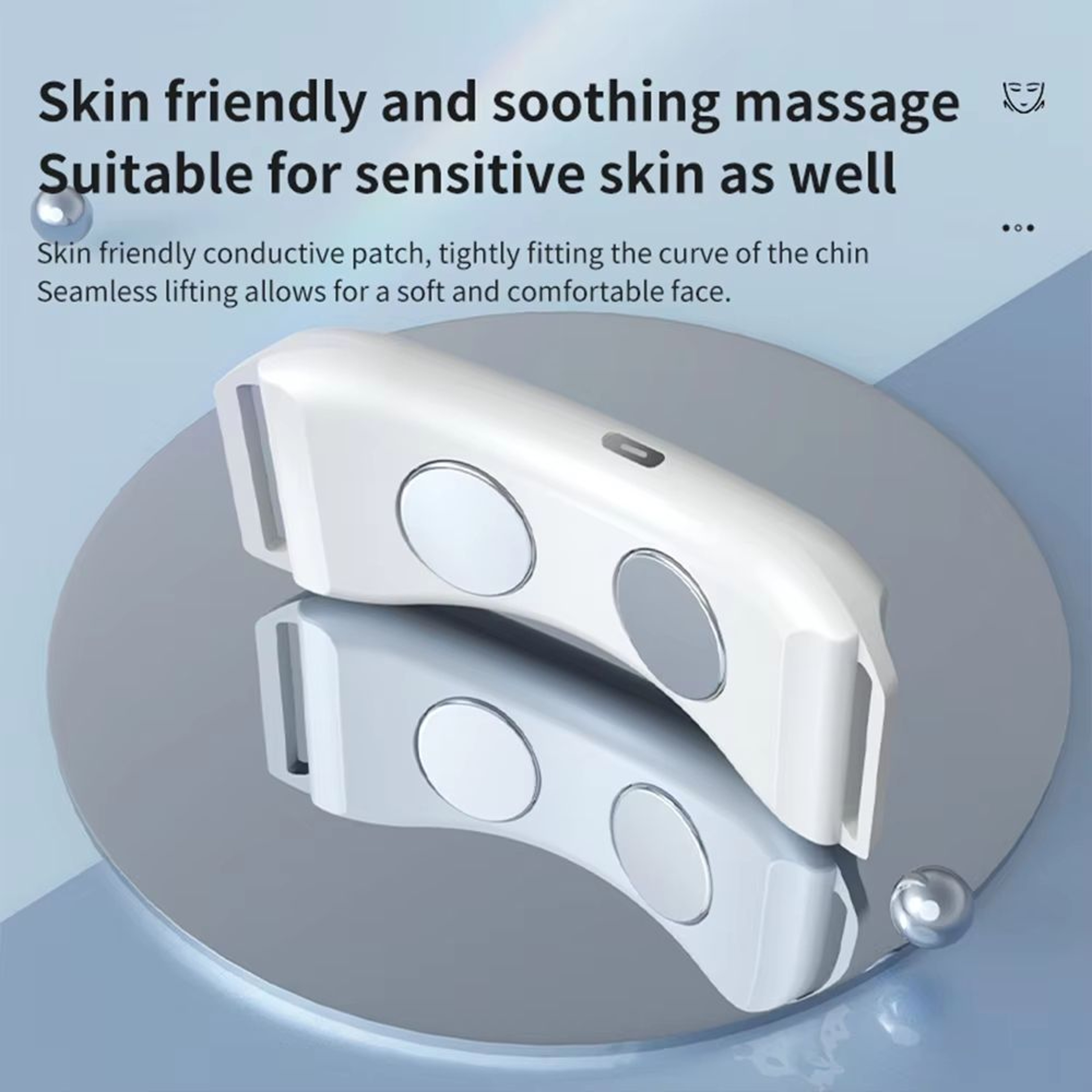 EMS Microcurrent Face Lifting Massager For AntiWrinkle And VFace Skin Care 2