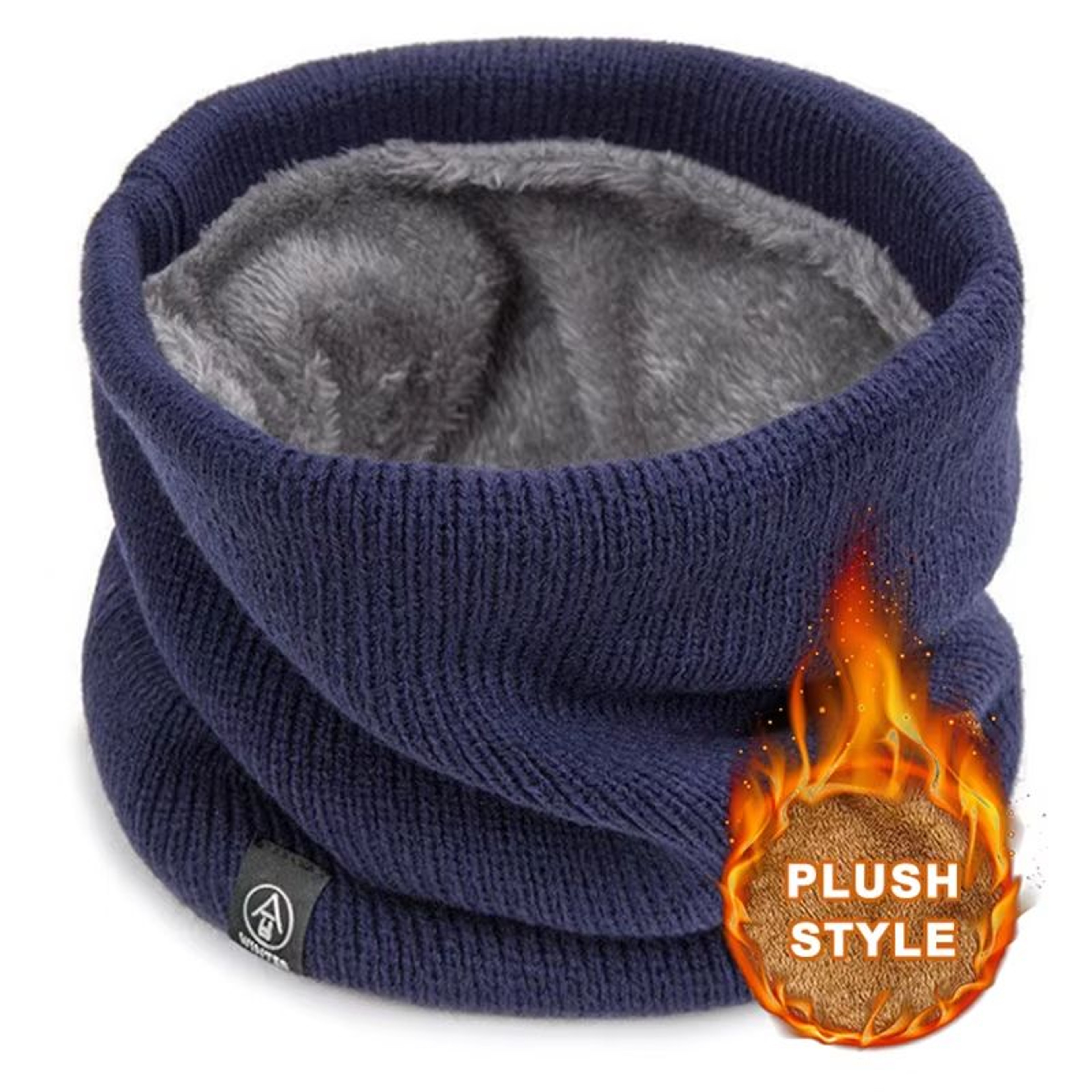 Fashion Soft Knitted Neck Warmer Scarf Thick ColdProof Winter Face Cover 6