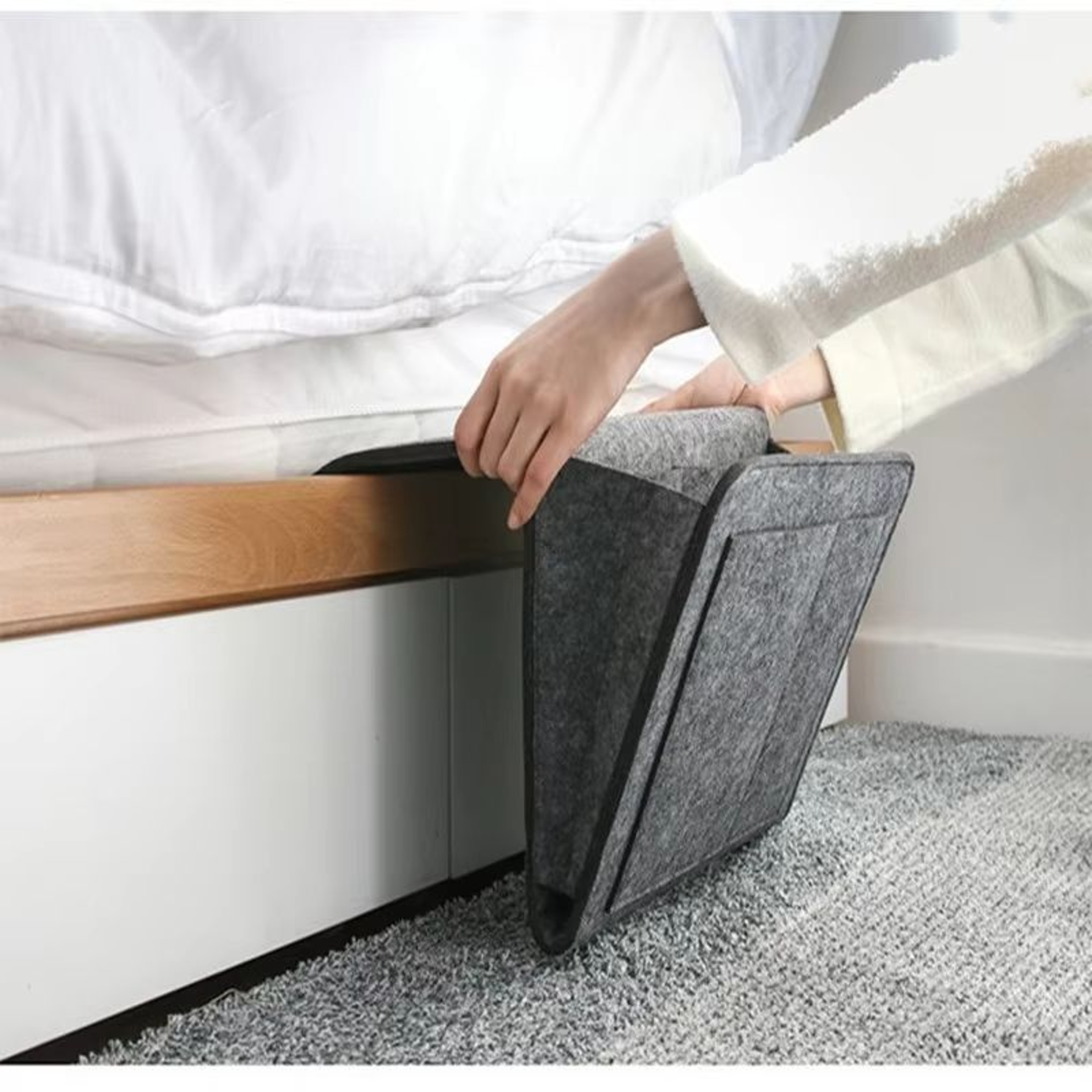 Felt Hanging Storage Bag Organizer For Bedroom Dorm Sofa And More 5