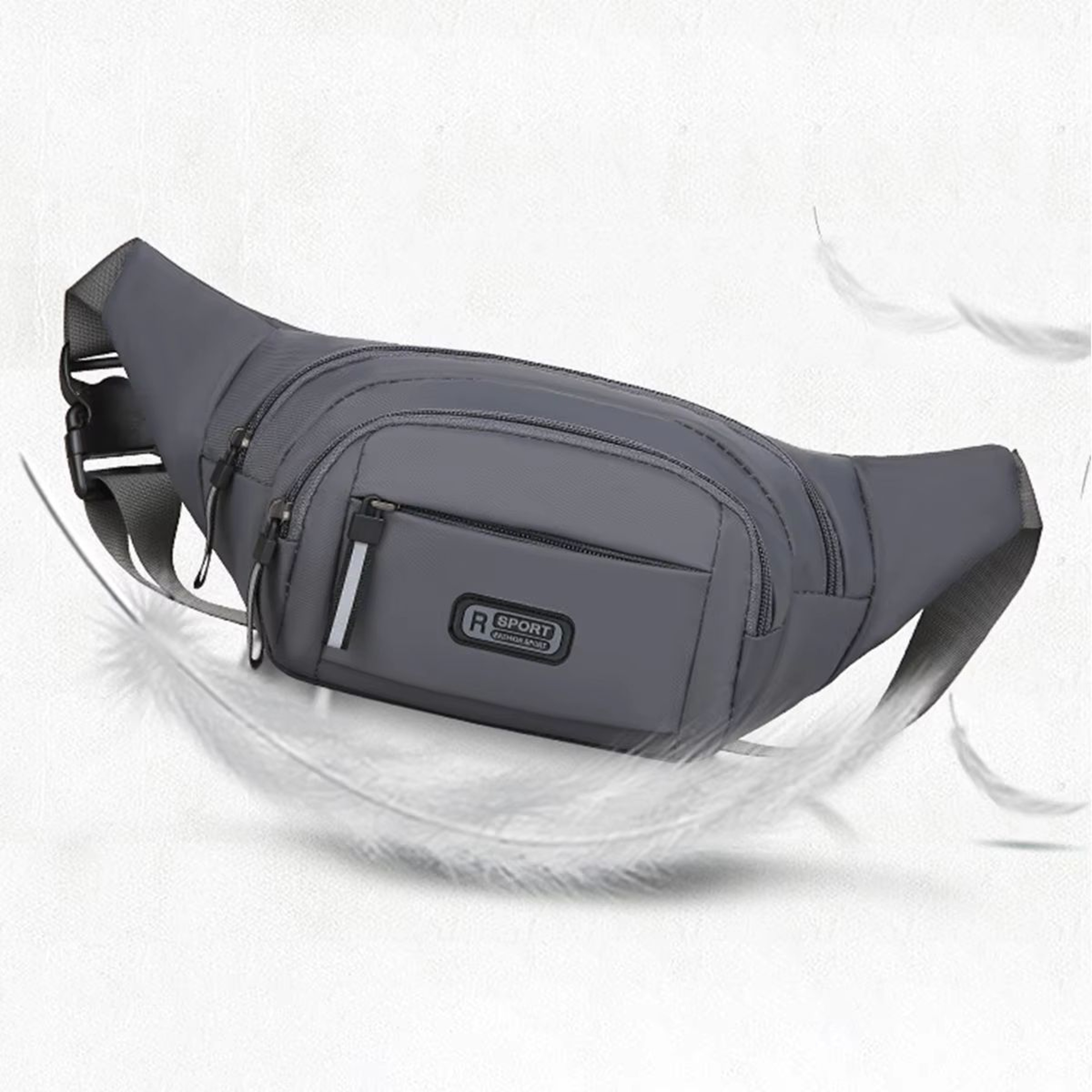 Canvas Fit AntiTheft Mens Waistpack Mobile Sports Outdoor Running Bag 5