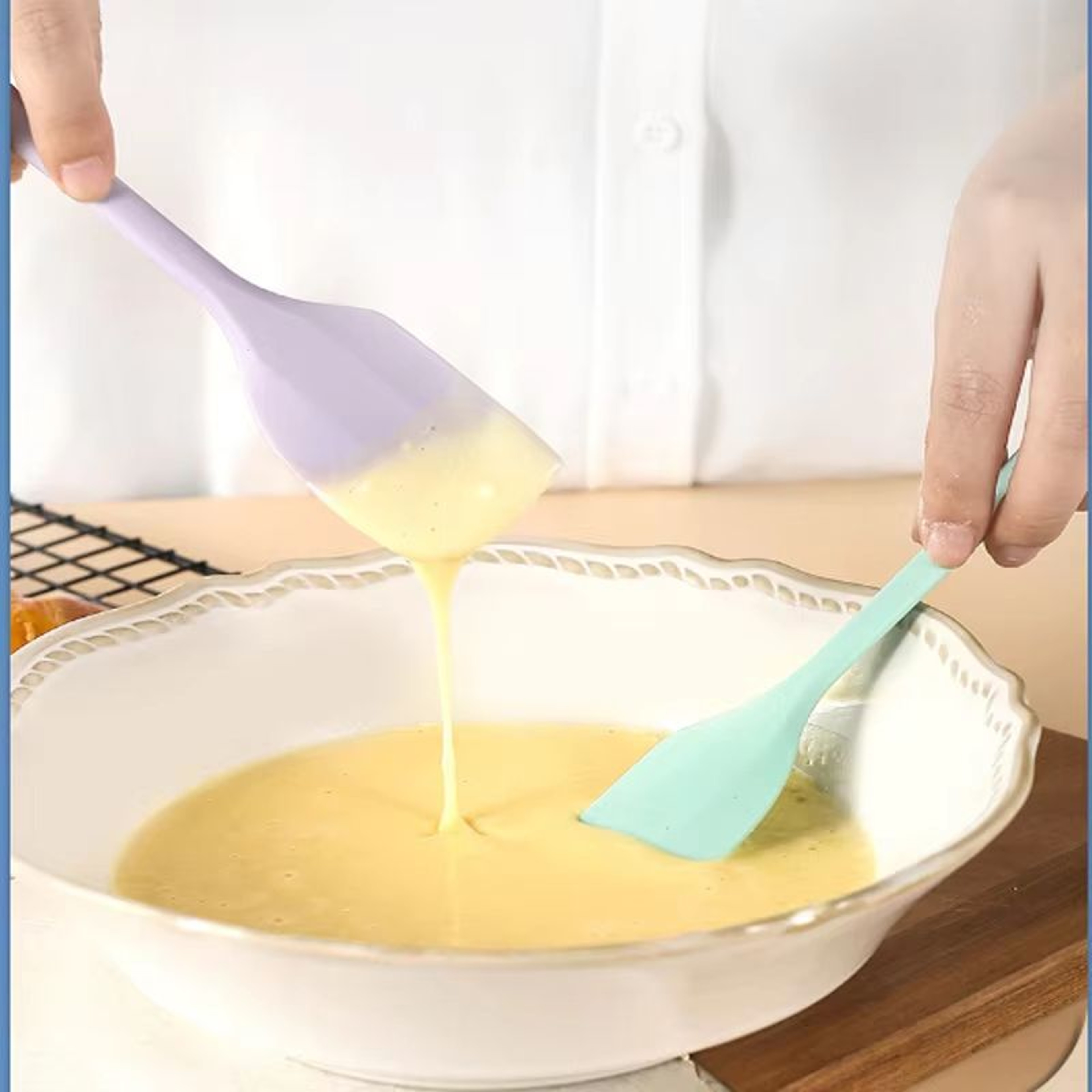 HeatResistant Silicone Cream Spatula NonStick Butter Spreader For Baking And Kitchen DIY 3