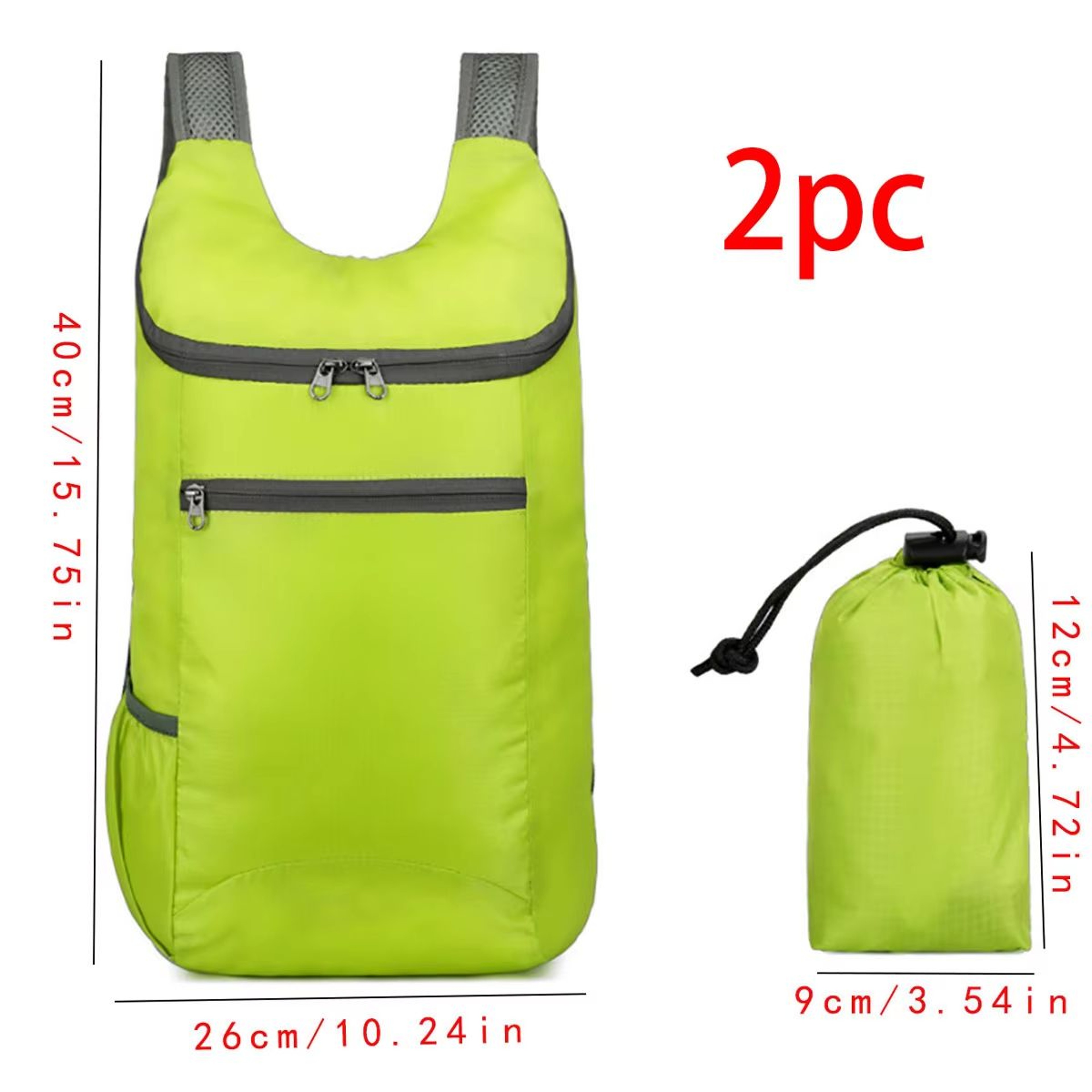 Foldable Waterproof Lightweight Travel Backpack Large Capacity Weekend Bag 13