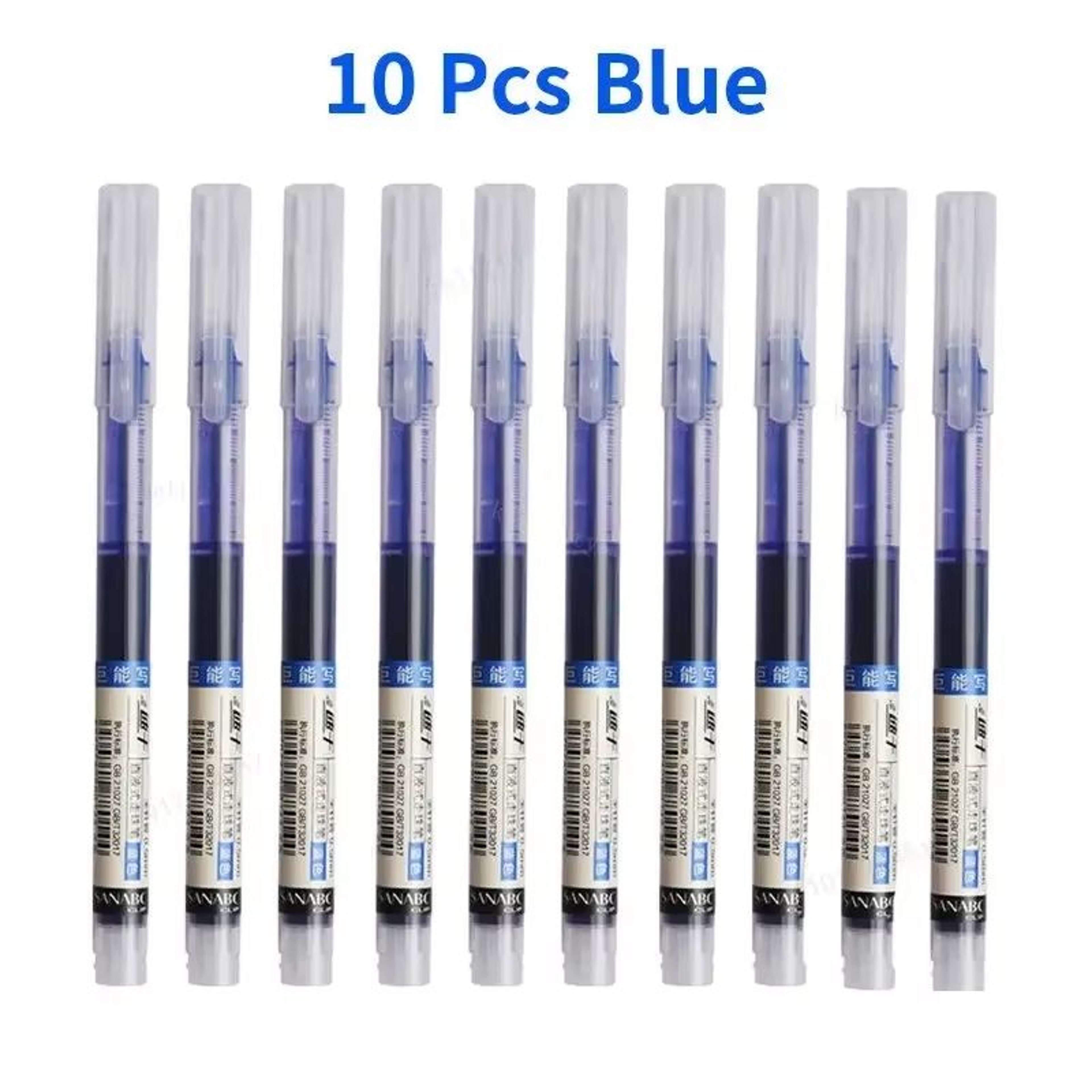 10Pc HighQuality Needle Tip Gel Pens Set Liquid Ballpoint For School Office Writing 8