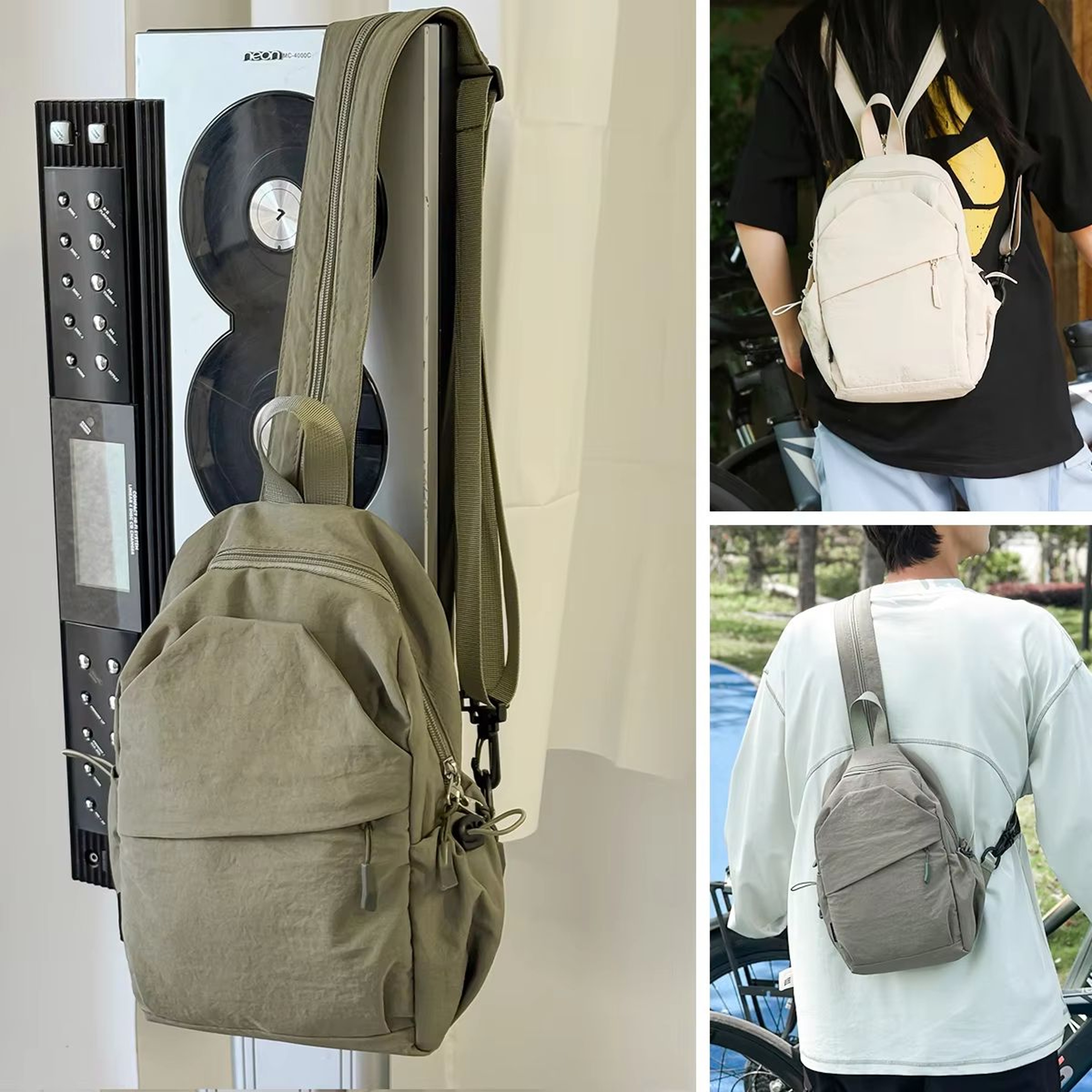 Lightweight Crossbody Chest Bag With Tablet Pocket For Sports Travel 17