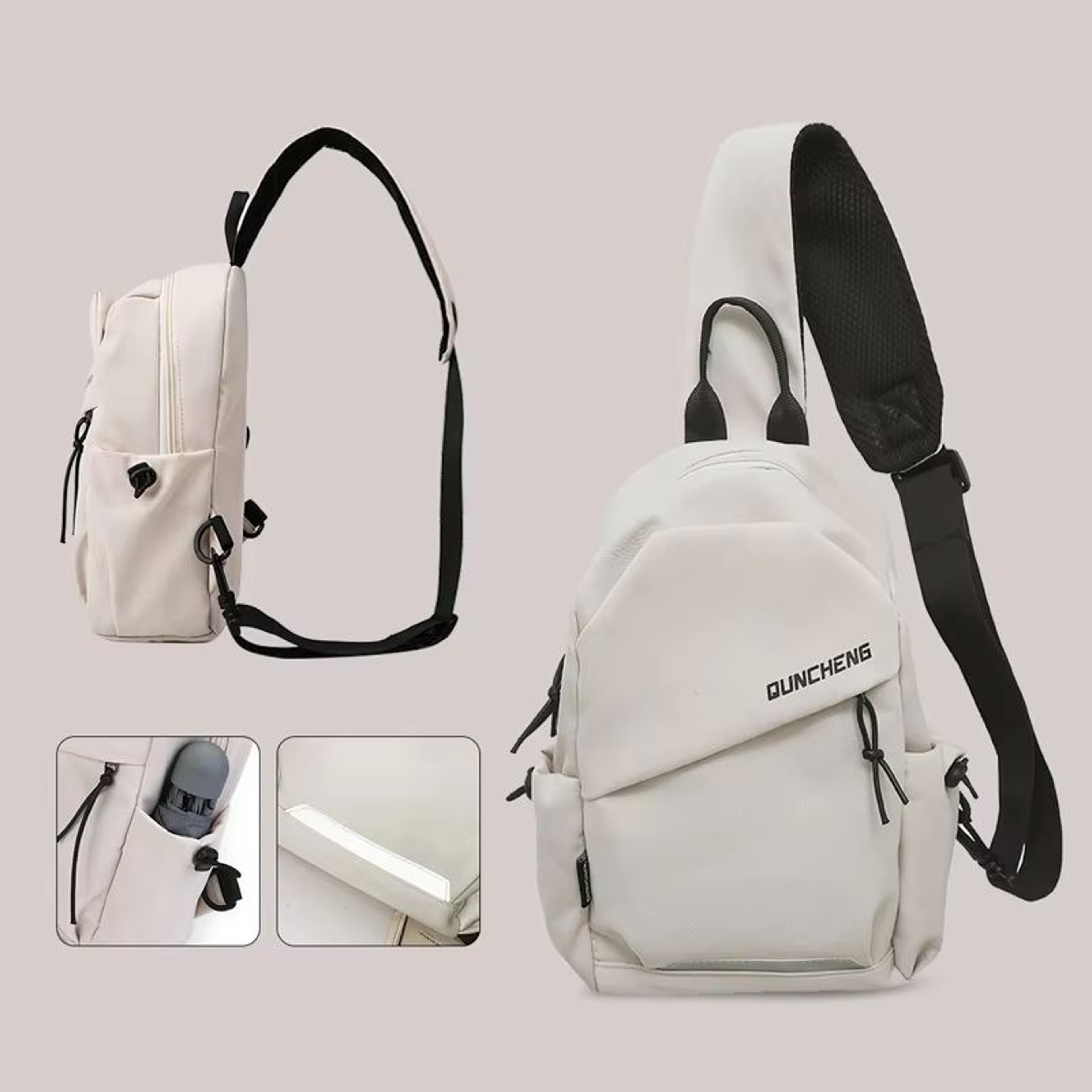 Lightweight Crossbody Chest Bag With Tablet Pocket For Sports Travel 3