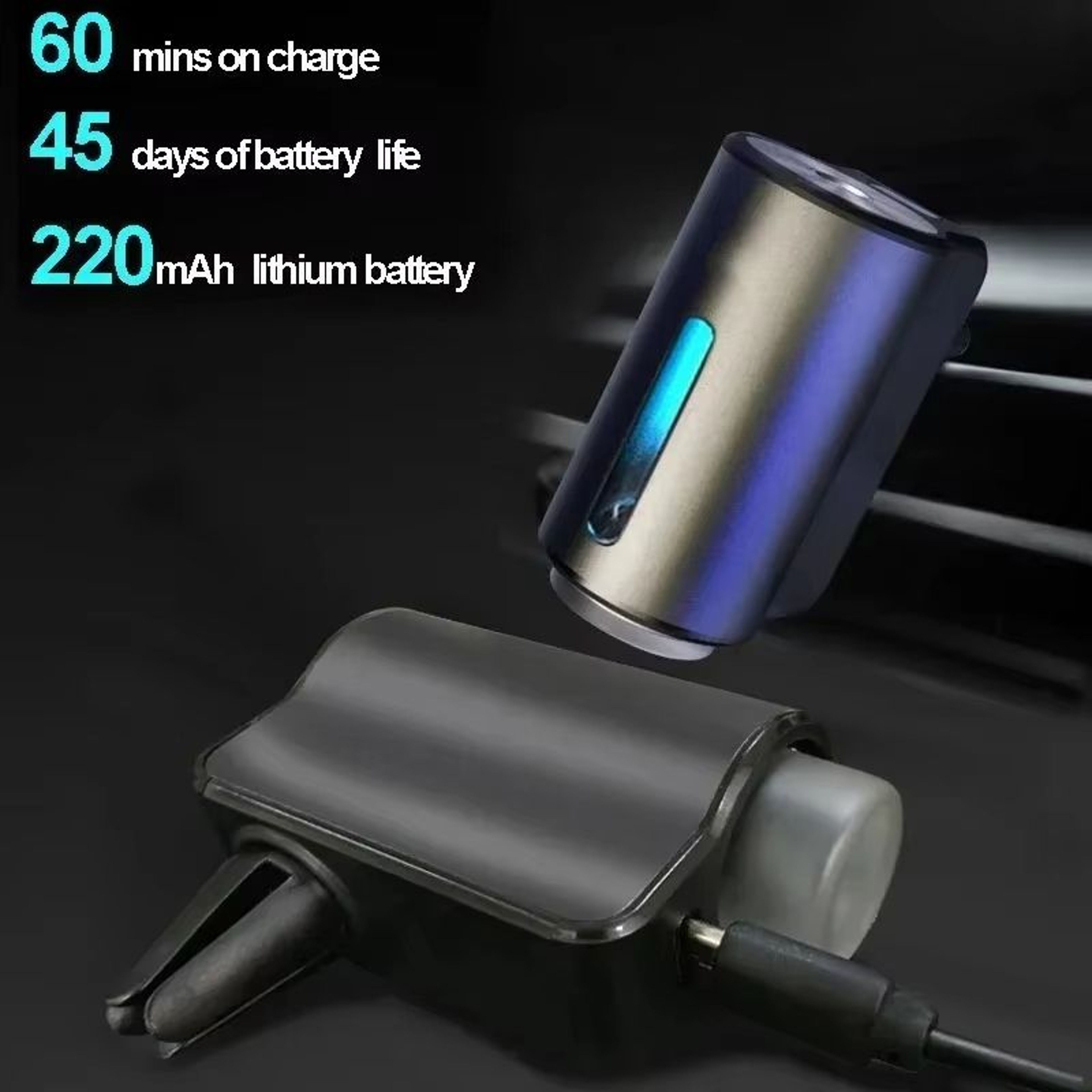 Electric Car Air Freshener Diffuser Auto Aroma Essential Oil Mist Humidifier 2