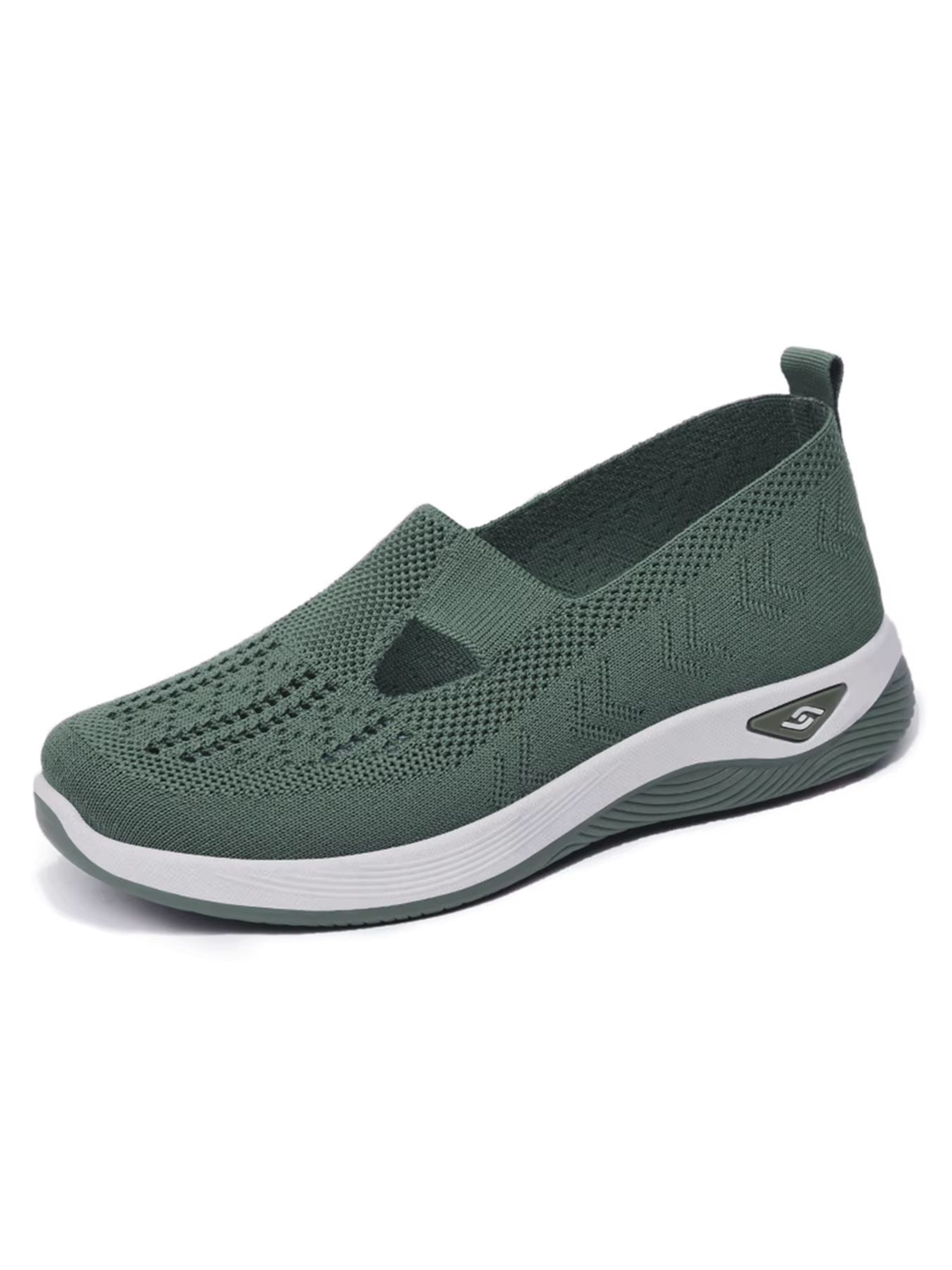 Womens Solid Color Breathable LowTop Summer Casual Sneakers 12