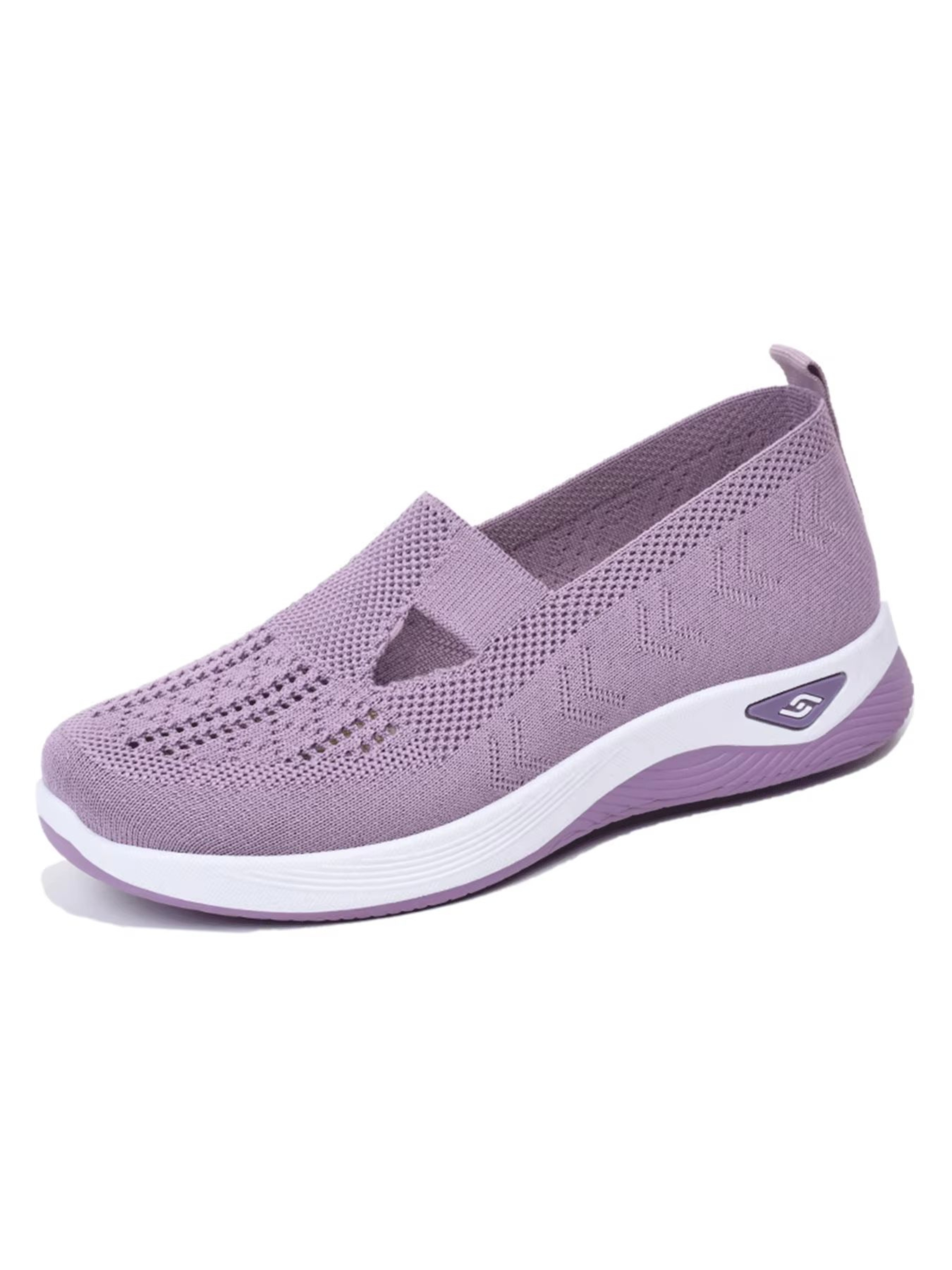 Womens Solid Color Breathable LowTop Summer Casual Sneakers 14