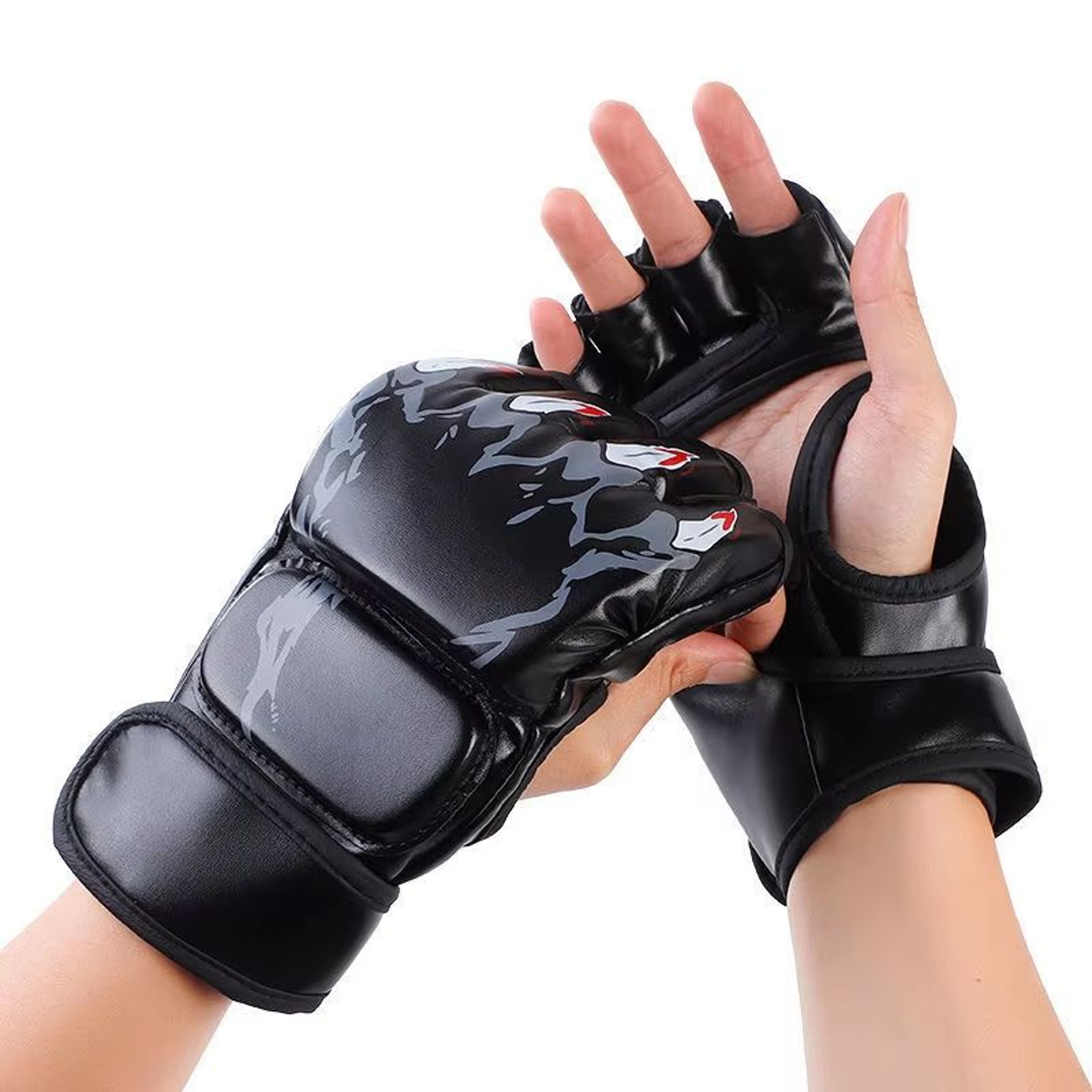 HalfFinger Boxing Gloves For Training Taekwondo Karate 3