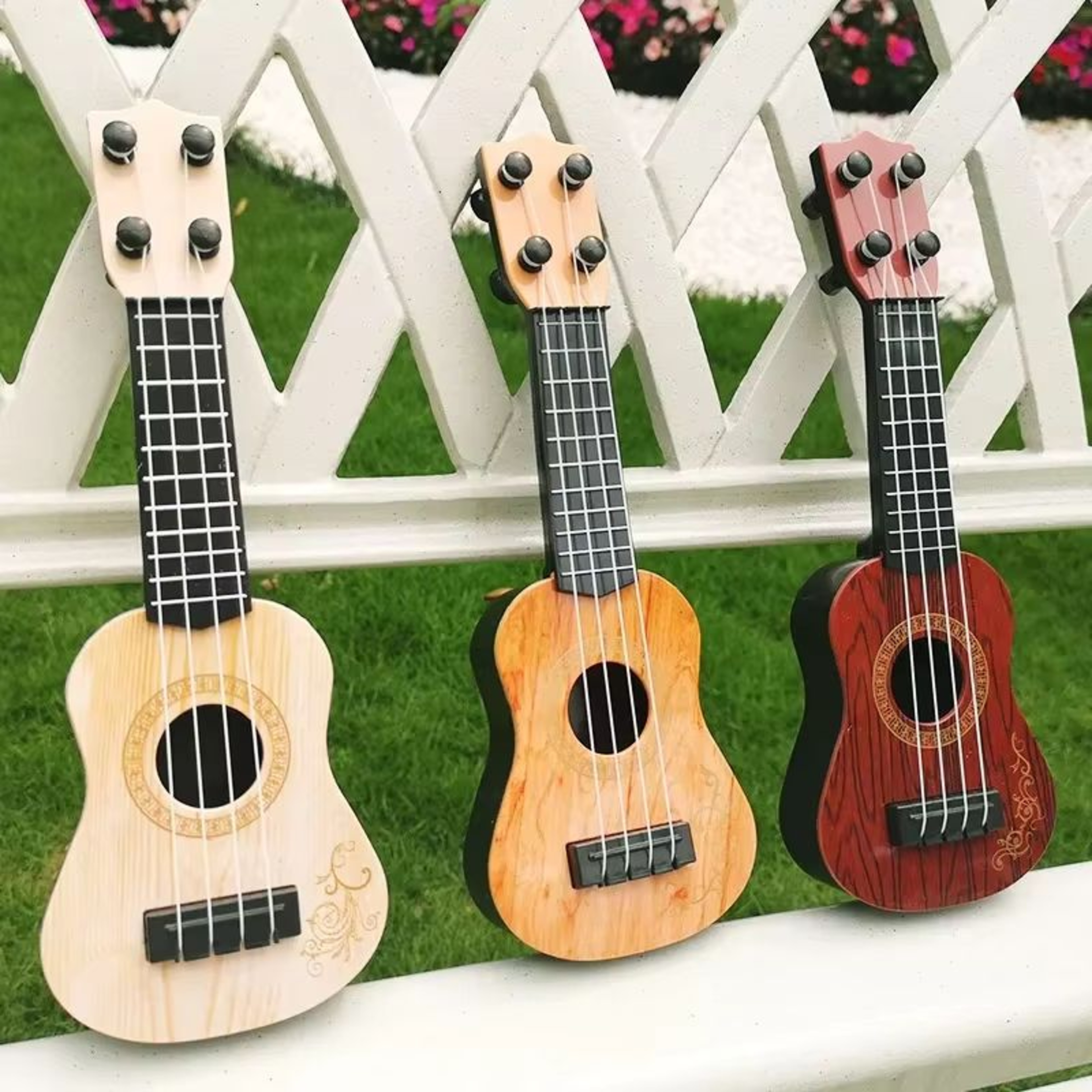 Mini 4 String Kids Ukulele Guitar Toy For Early Music Learning 1