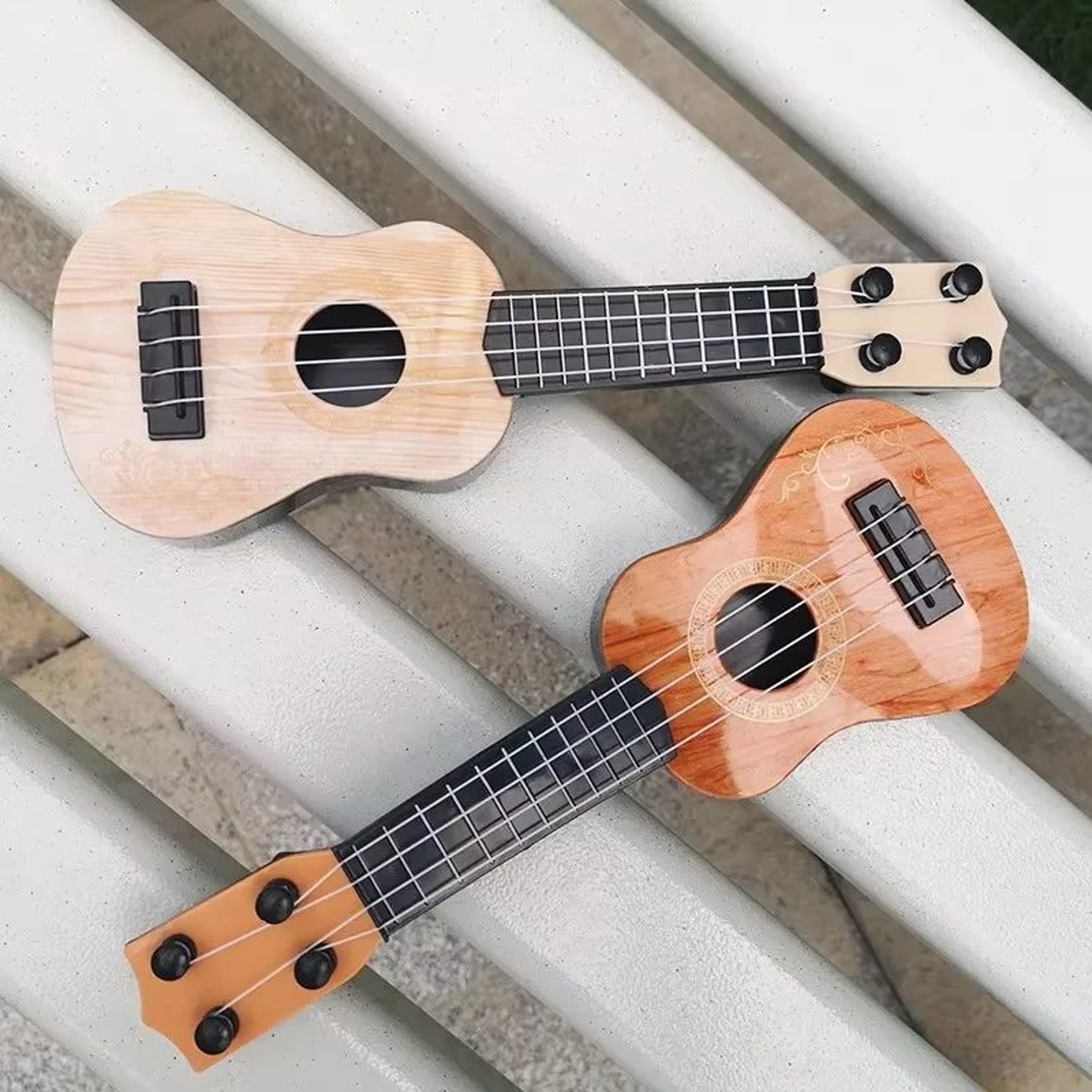 Mini 4 String Kids Ukulele Guitar Toy For Early Music Learning 2