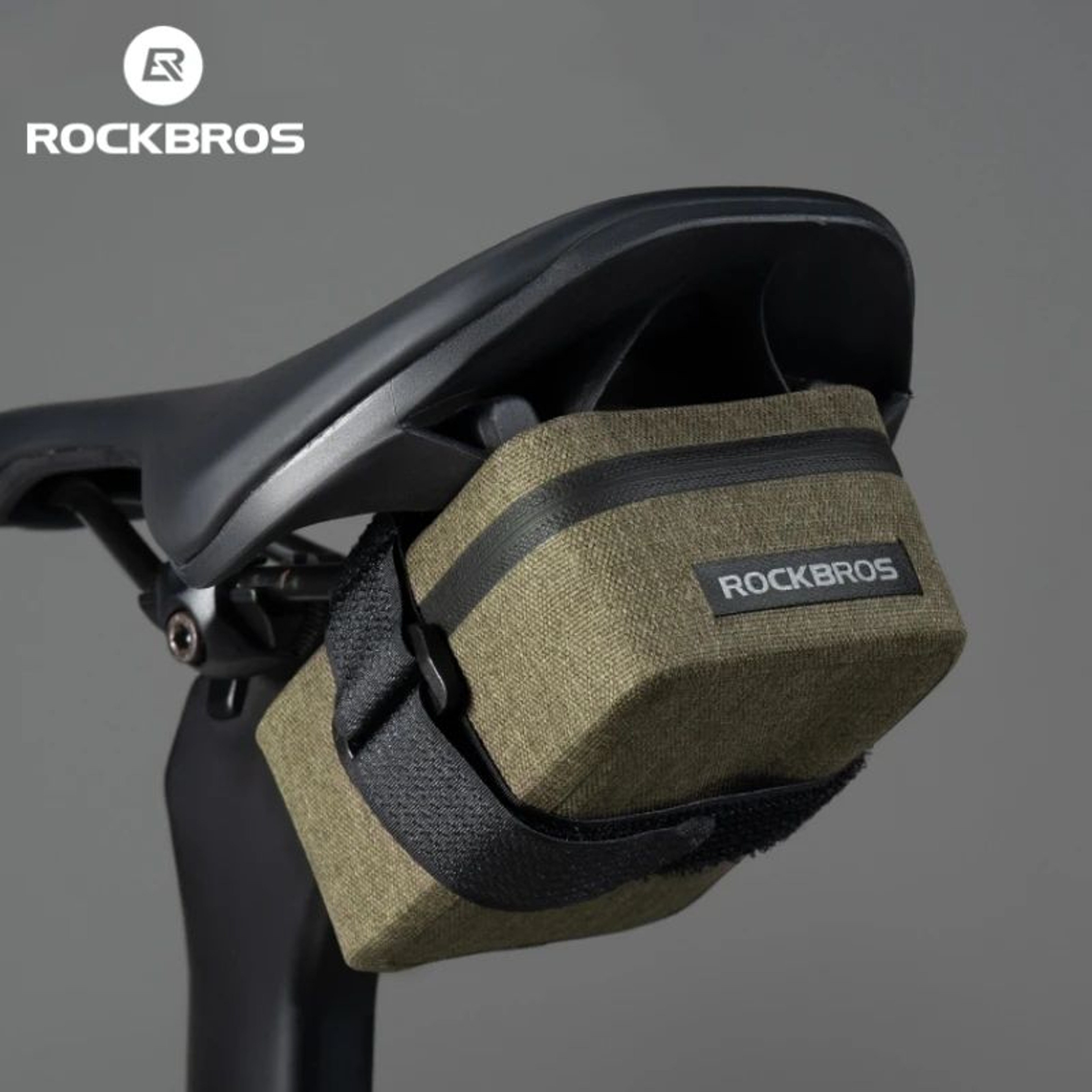 ROCKBROS 04L Waterproof Bike Saddle Bag Lightweight MTB And Road Tail Pouch 0