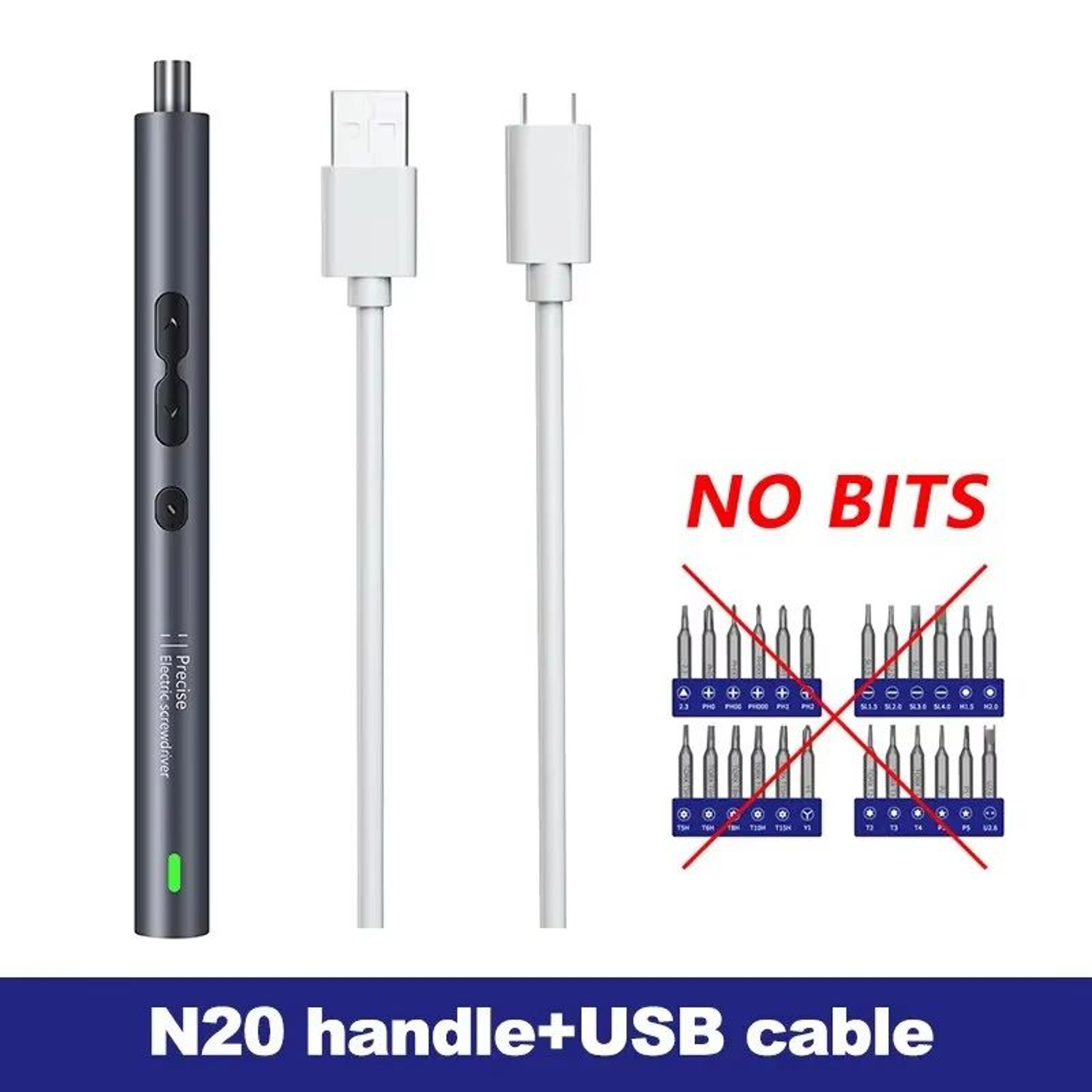 Rechargeable 62in1 Electric Precision Screwdriver Set With Magnetic Bits 6