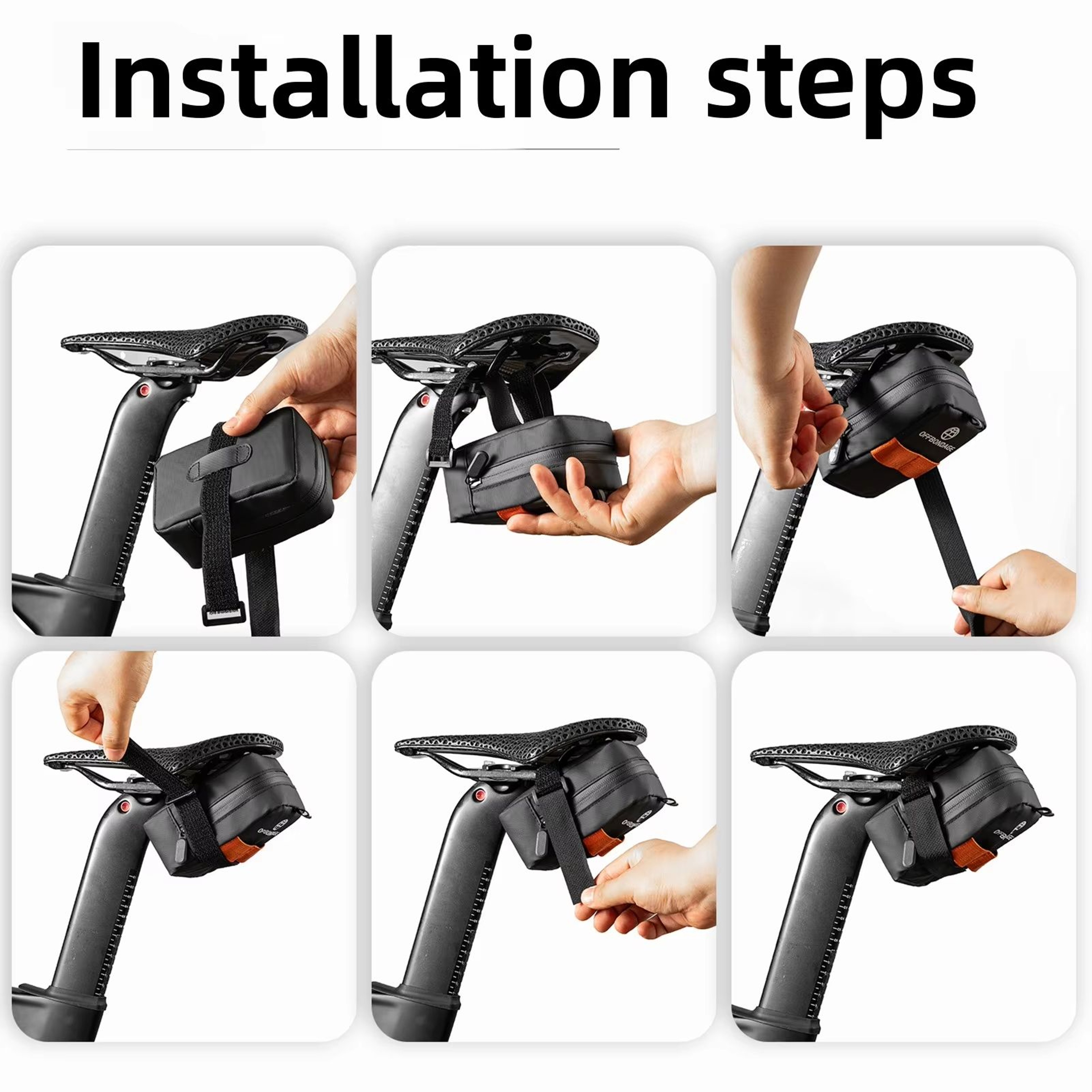 OFFBONDAGE Bicycle Saddle Bag  Cycling Repair Tools Tail Pouch Pack 5
