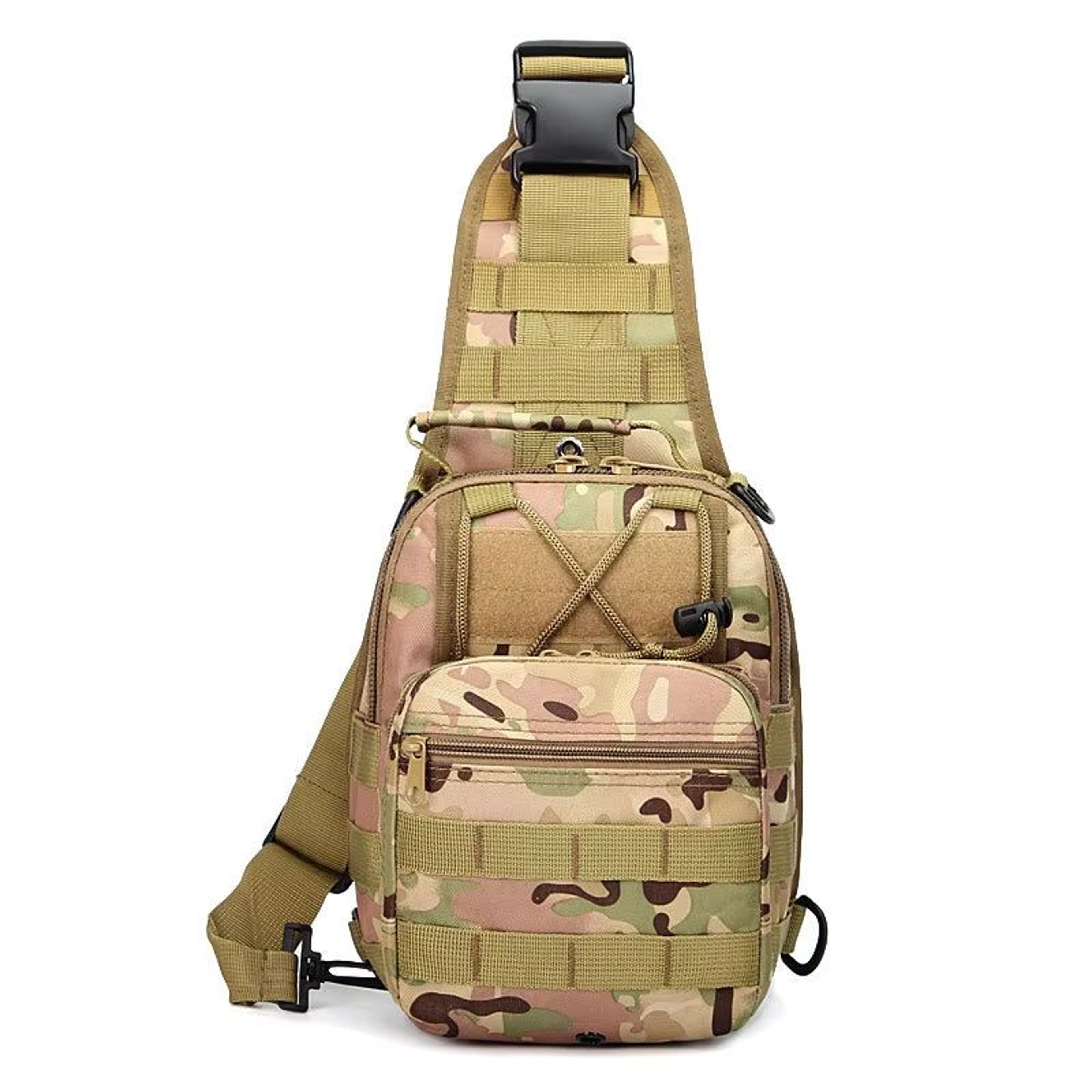 Tactical Chest Bag For Men Waterproof EDC Shoulder Sling Pack For Outdoor Hiking And Hunting 9