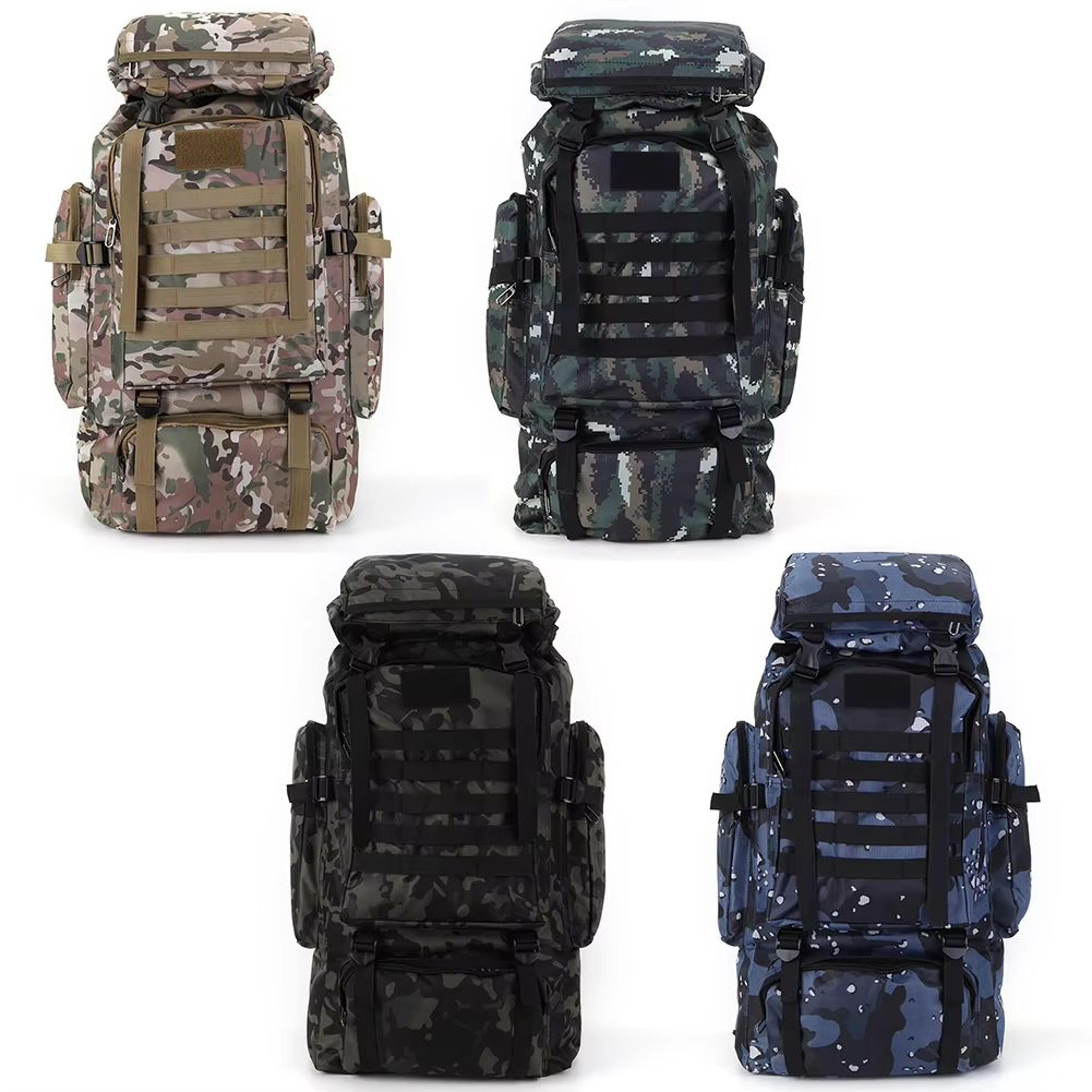 80L WearResistant Mountaineering Backpack With 600D Oxford Cloth Trekking Rucksack For Travel And C 5