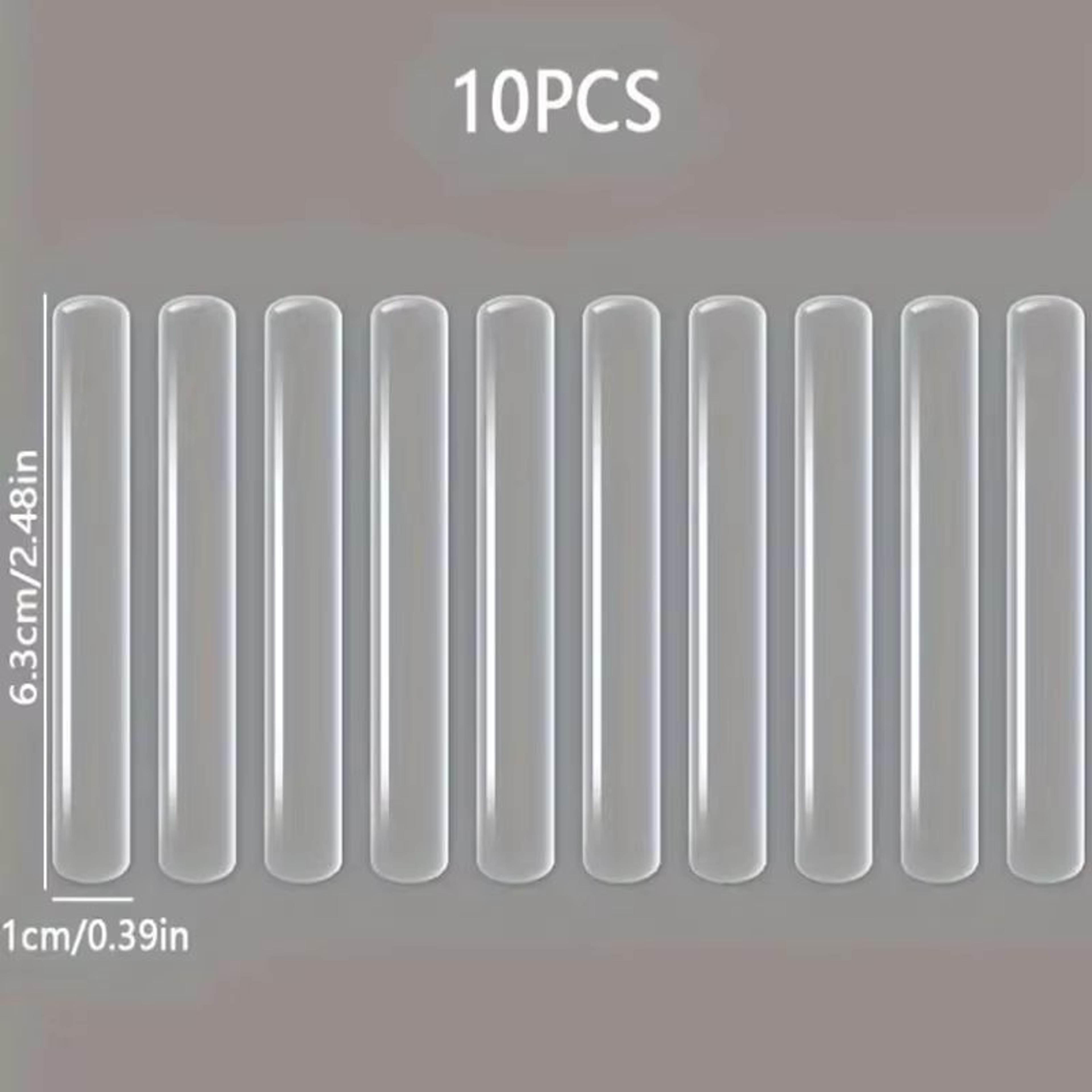 10pcs Transparent Door Impact Mats  Silicone Seal Strips  Transparent Door Bumper Tape For Noise Re 3