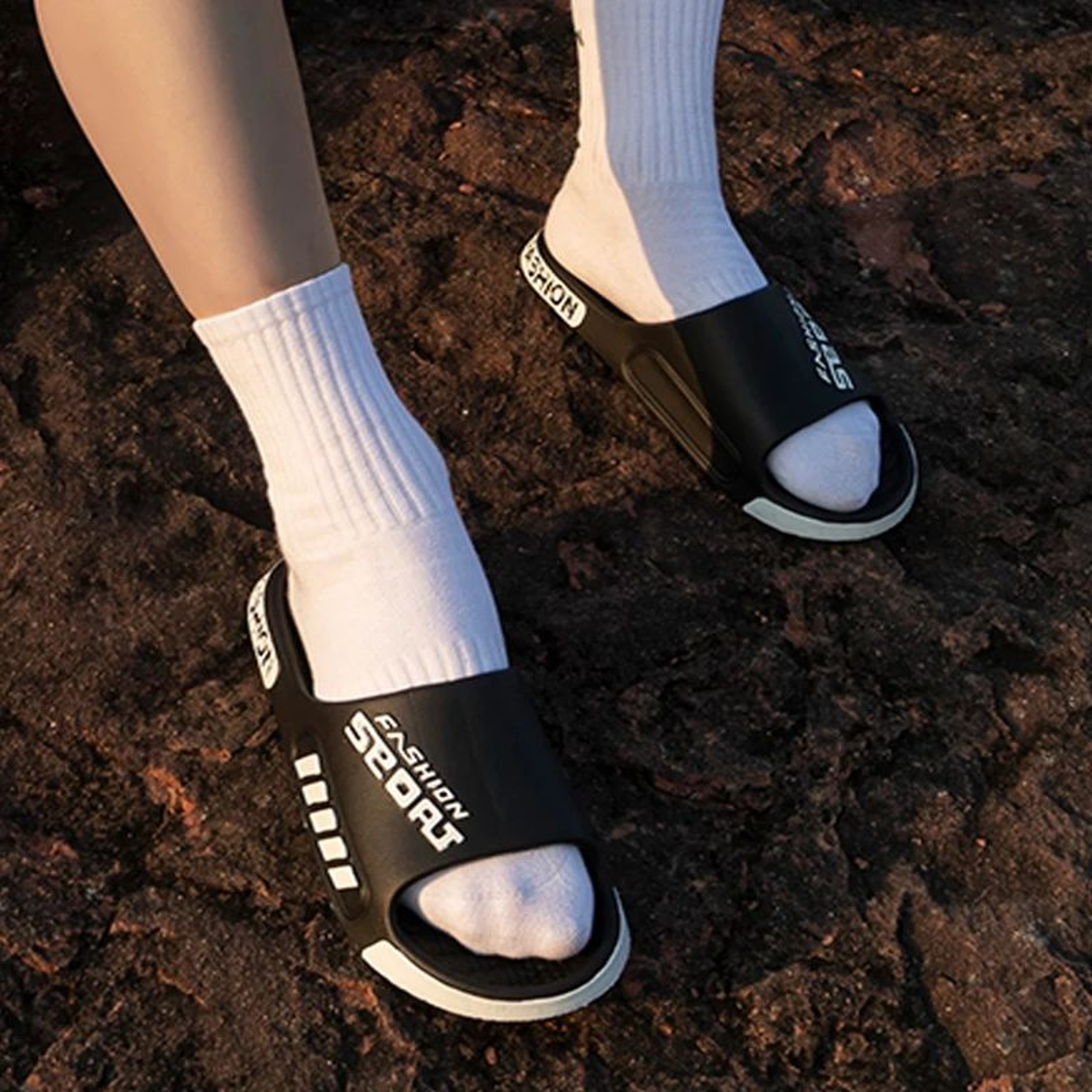 EverCloud Unisex Thick Bottom EVA Outdoor Soft Slippers  AntiSlip Summer Sandals 2