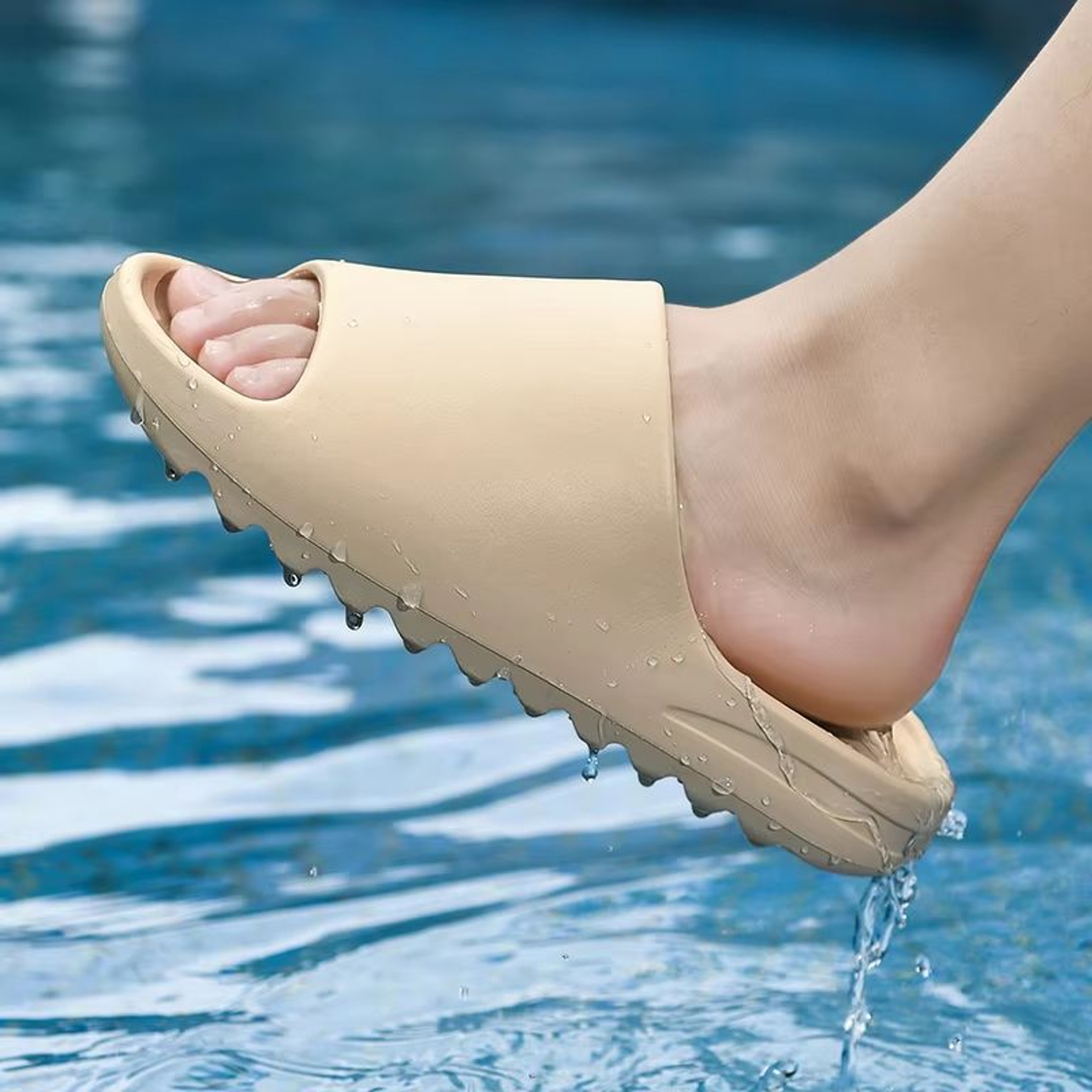 Pmoiste Platform EVA Slides Unisex Cloud Slippers For Indoor Outdoor Beach 7