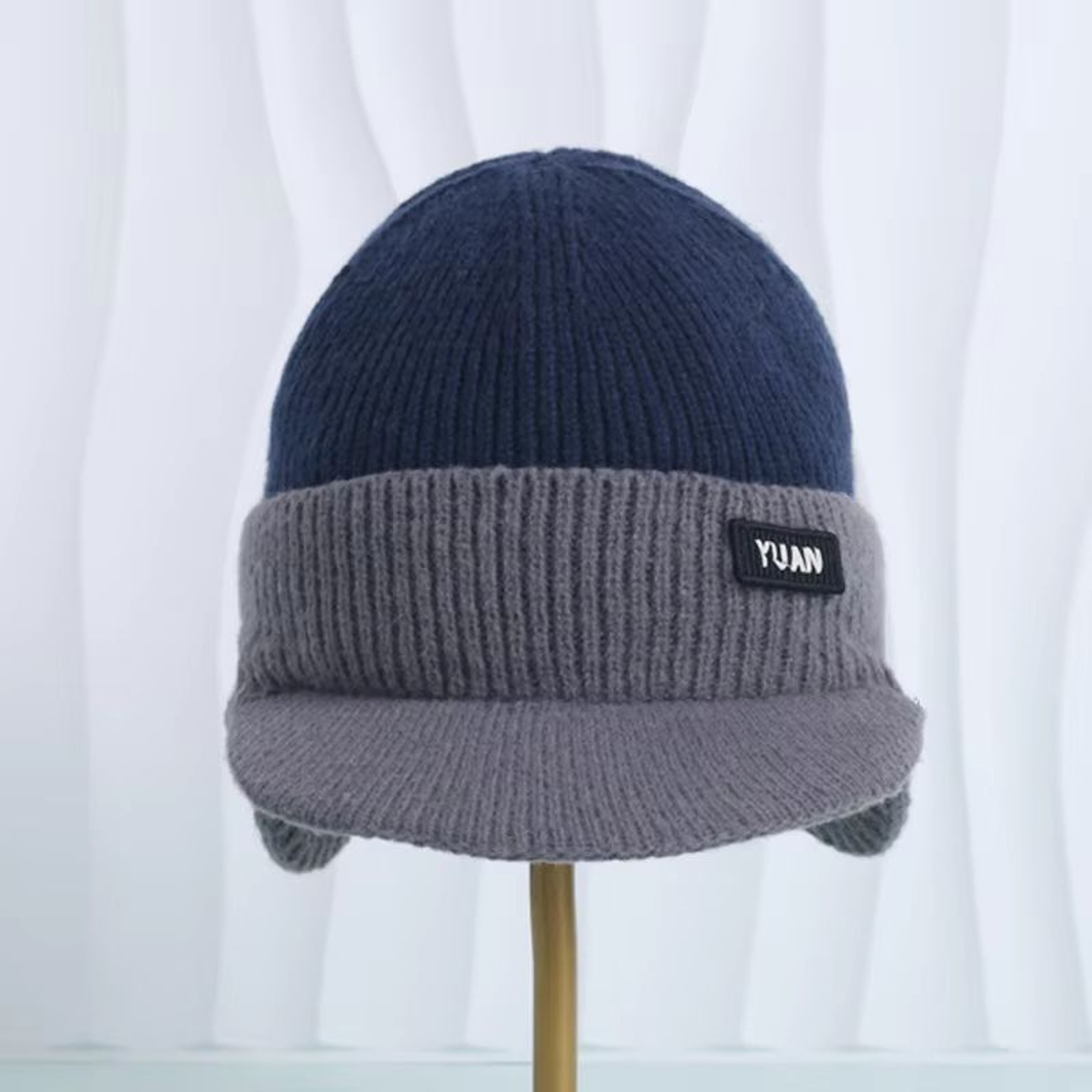 ThermaFlex Windproof Knitted Baseball Cap With Ear Protection 6