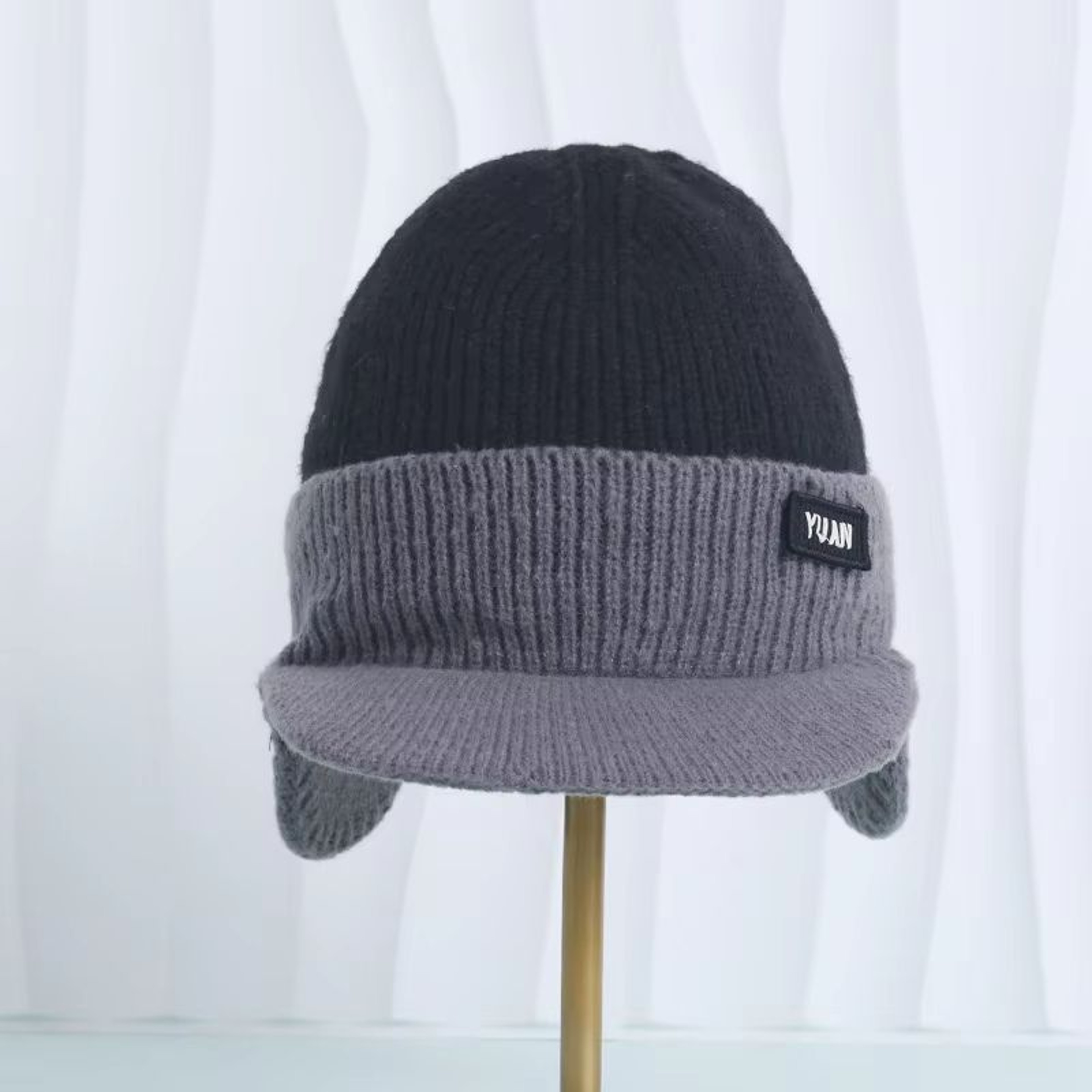 ThermaFlex Windproof Knitted Baseball Cap With Ear Protection 7