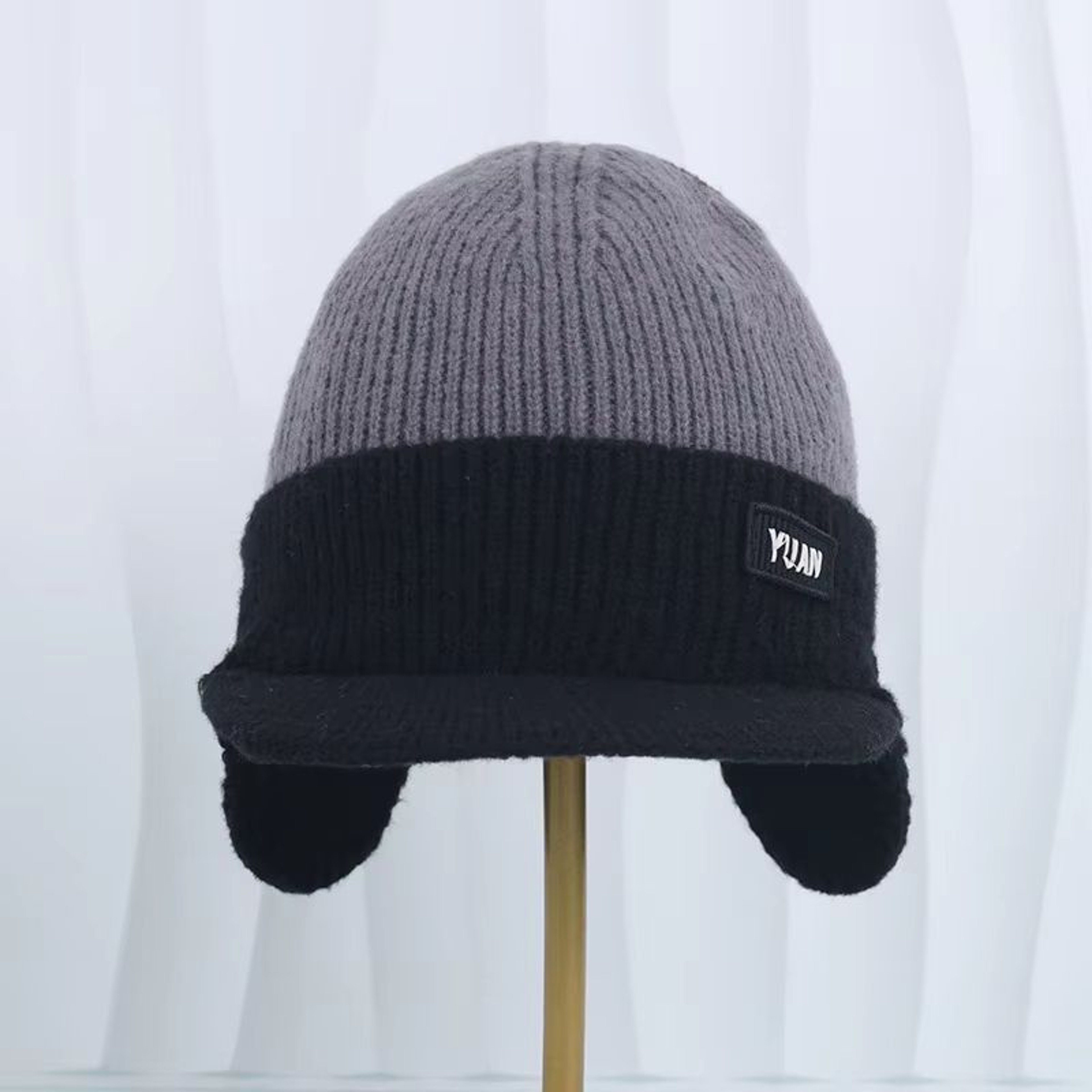 ThermaFlex Windproof Knitted Baseball Cap With Ear Protection 8