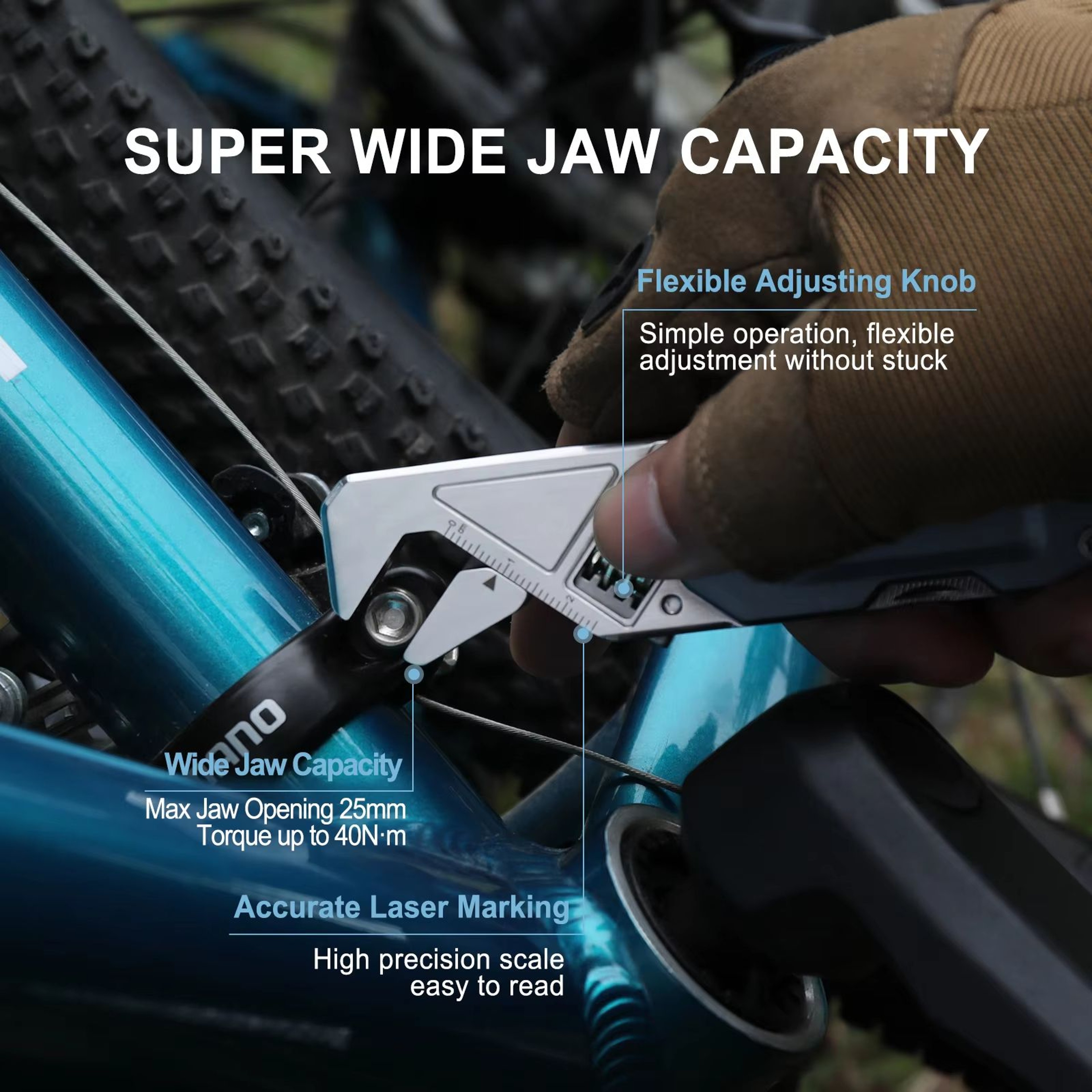 NexTool 6in1 EDC Adjustable Wrench Multitool With Screwdriver Bits Pocket Knife File And Bottle Ope 1