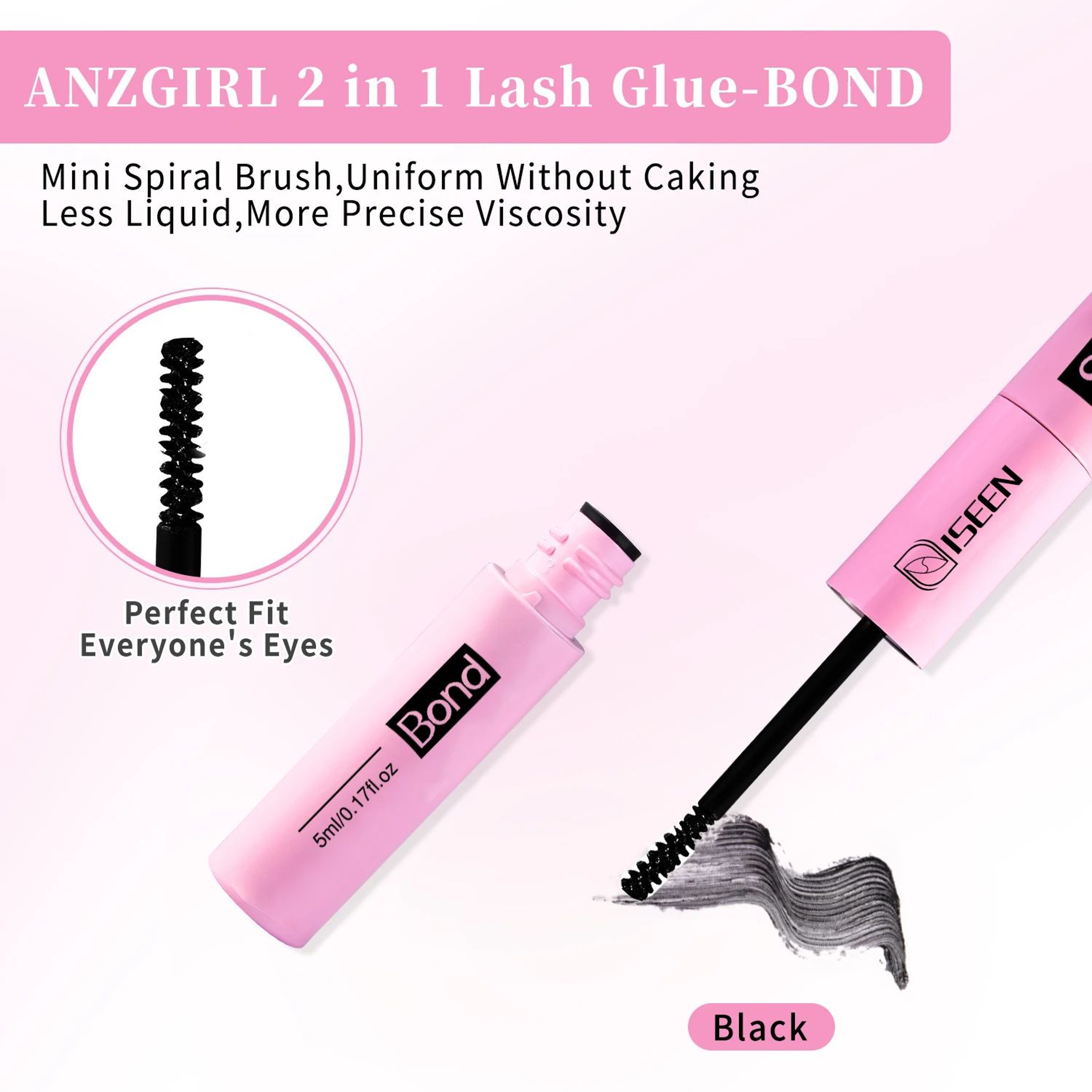 ISEEN DIY Lash Bond And Seal 10ml Super Hold Glue For Lash Clusters 4
