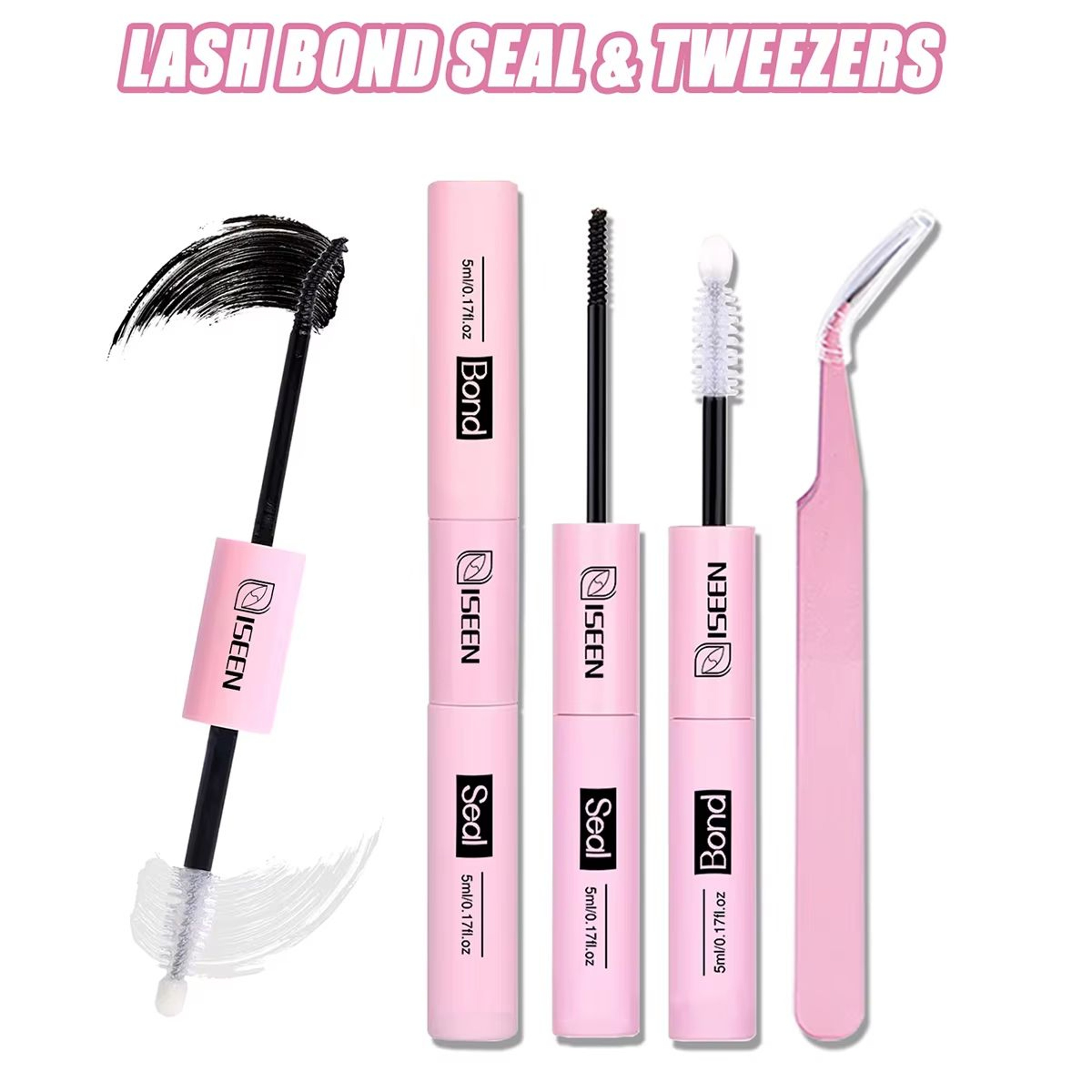 ISEEN DIY Lash Bond And Seal 10ml Super Hold Glue For Lash Clusters 7