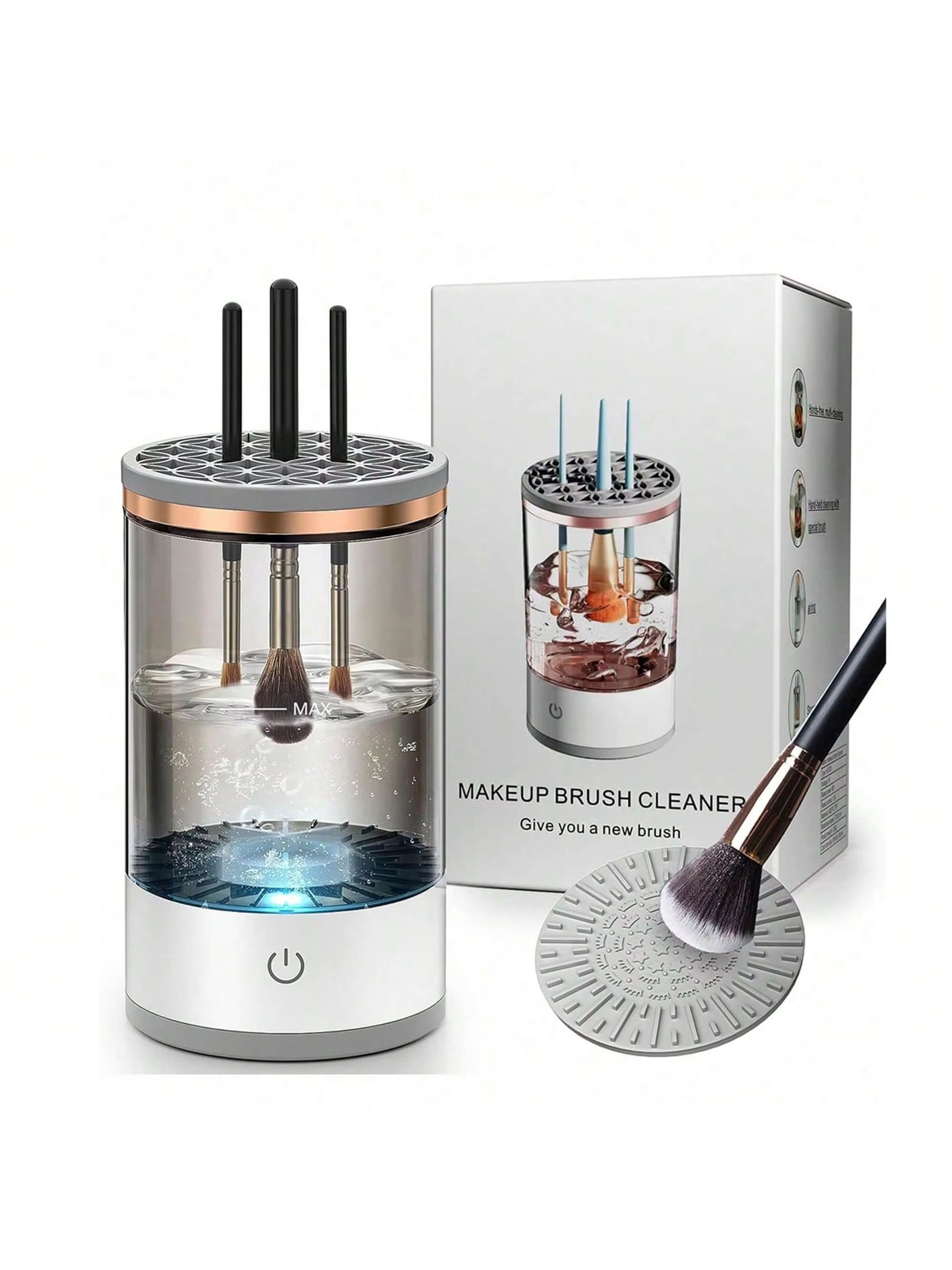 SpinClean Electric Makeup Brush Cleaner Machine  Automatic Brush Washer  Dryer 1