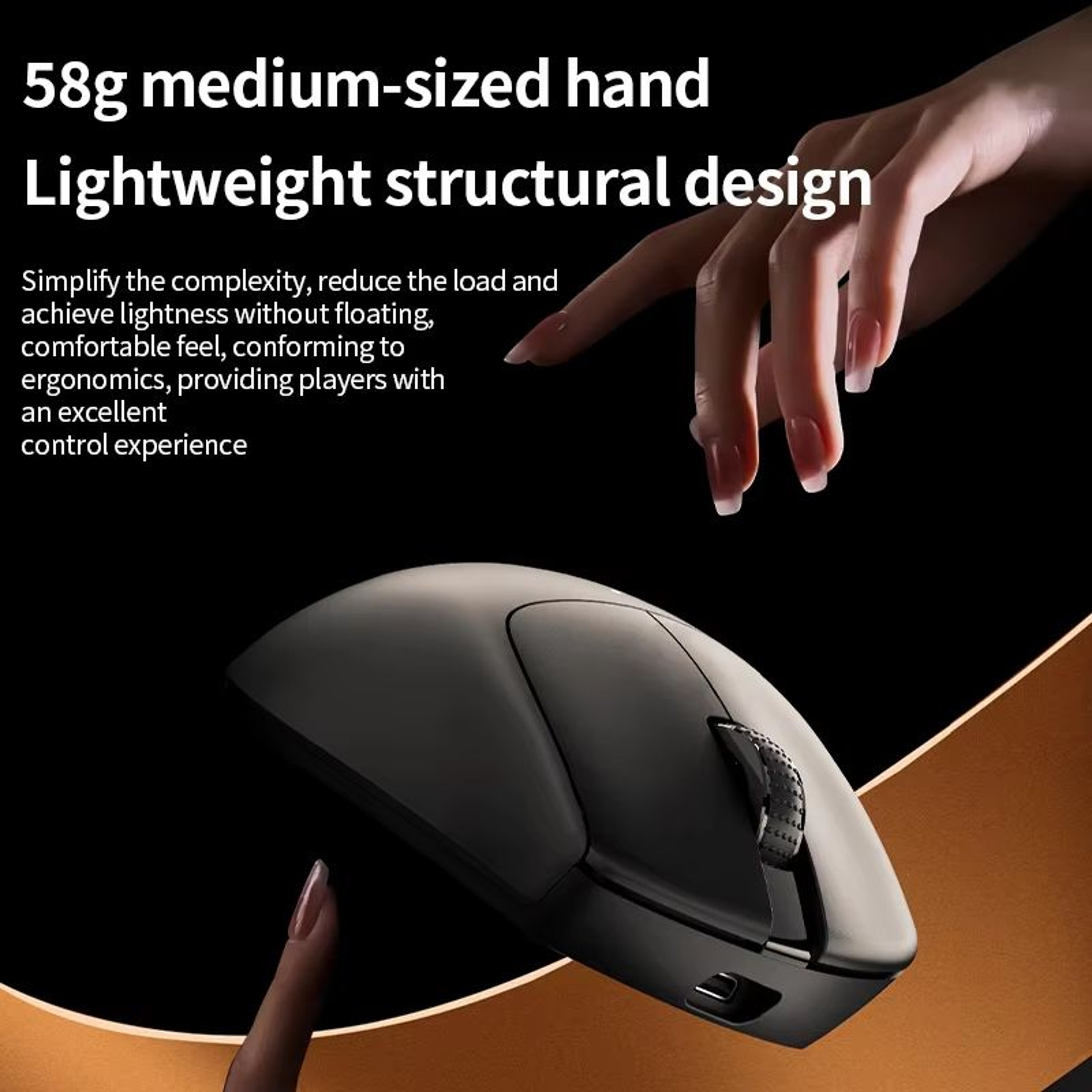 SOREX X1 Tri Mode Wireless Gaming Mouse Bluetooth 50 1000Hz Polling 6400 DPI Lightweight Control 3
