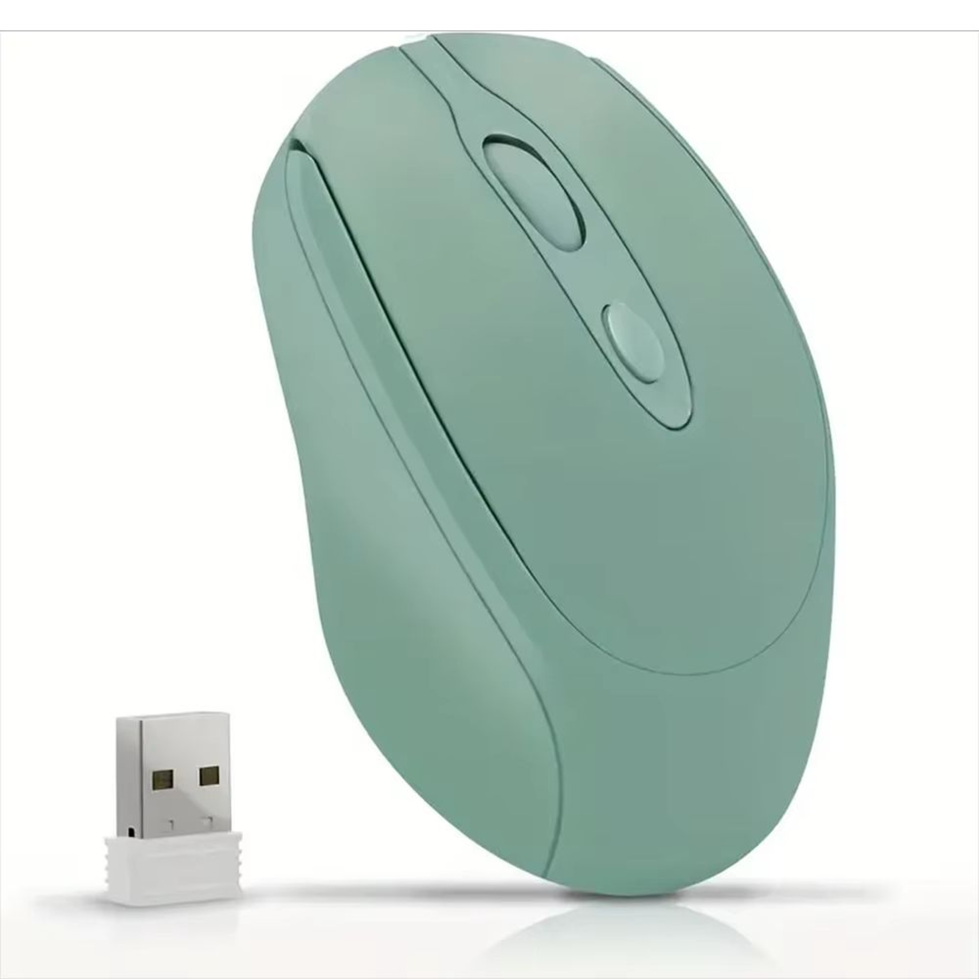 Dual Mode Wireless Mouse With Bluetooth And 24G USB Rechargeable Silent Click For PC MacBook Laptop 8