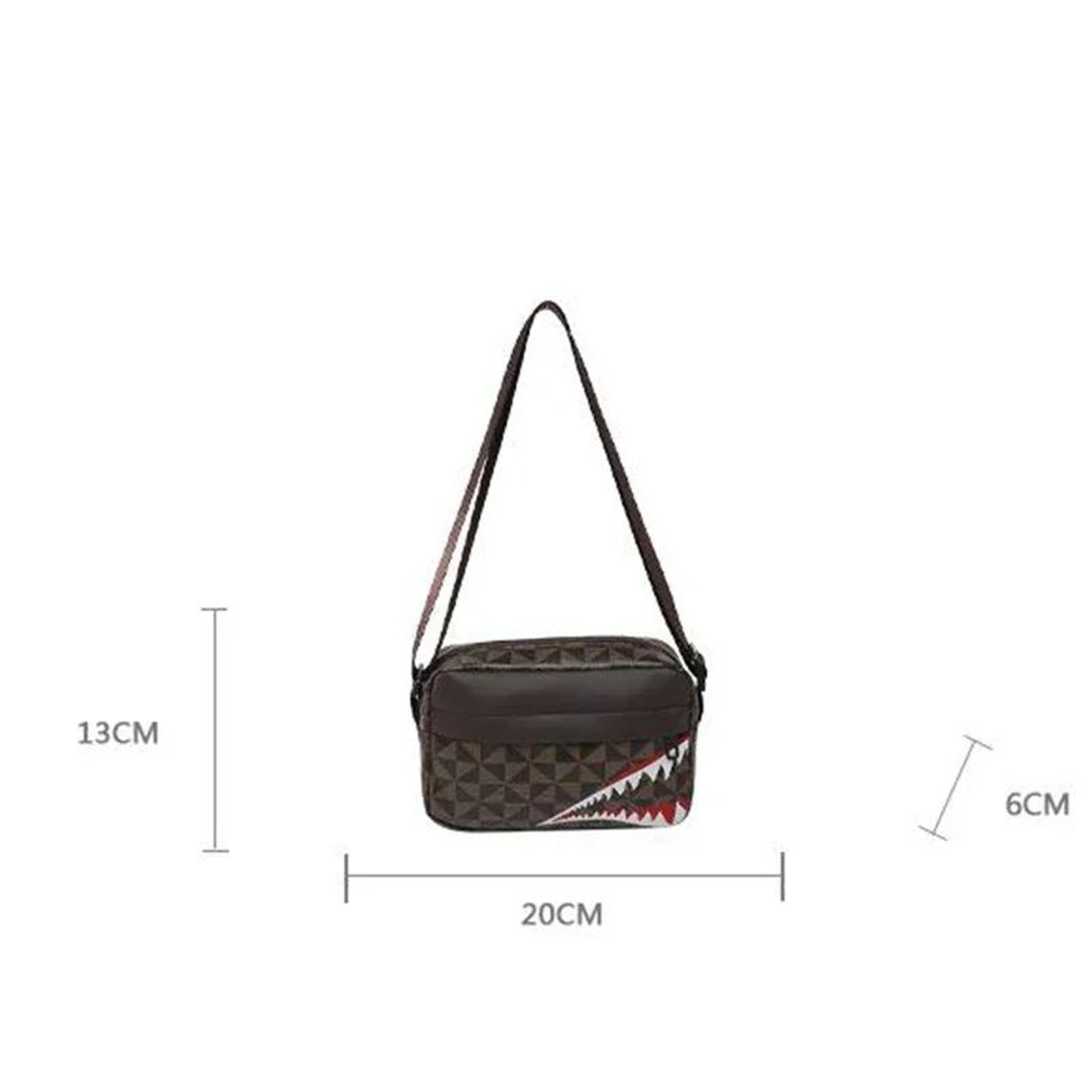 Creative Shark Mouth Crossbody Bag For Phone And Daily Essentials 5