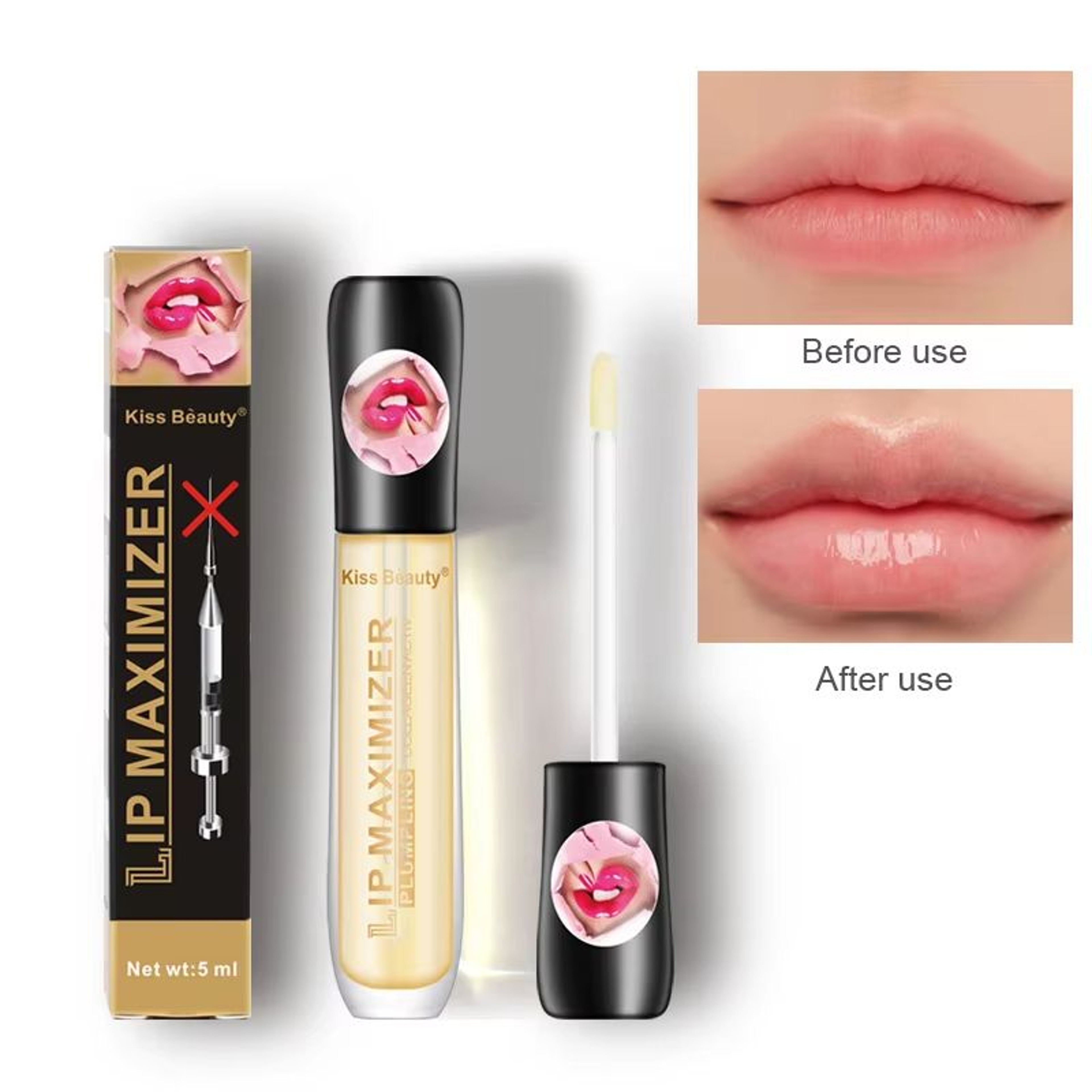Fast Lip Plumper Serum Volumizing Hydrating Lip Oil Gloss For Fuller Smoother Lips 6
