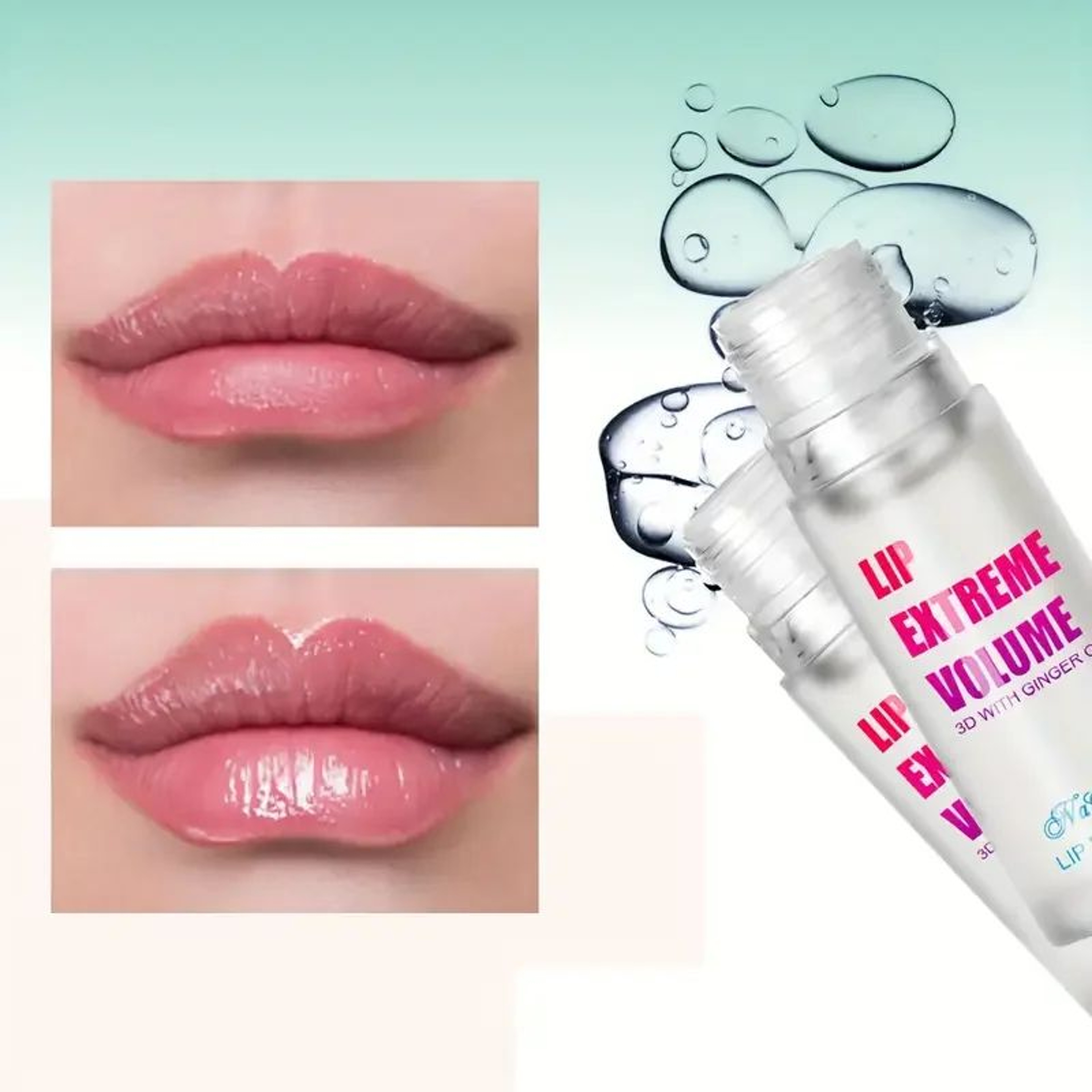 Ginger Mint Lip Plumper Oil Hydrating Volumizing Lip Serum For Fuller Smoother Lips 3