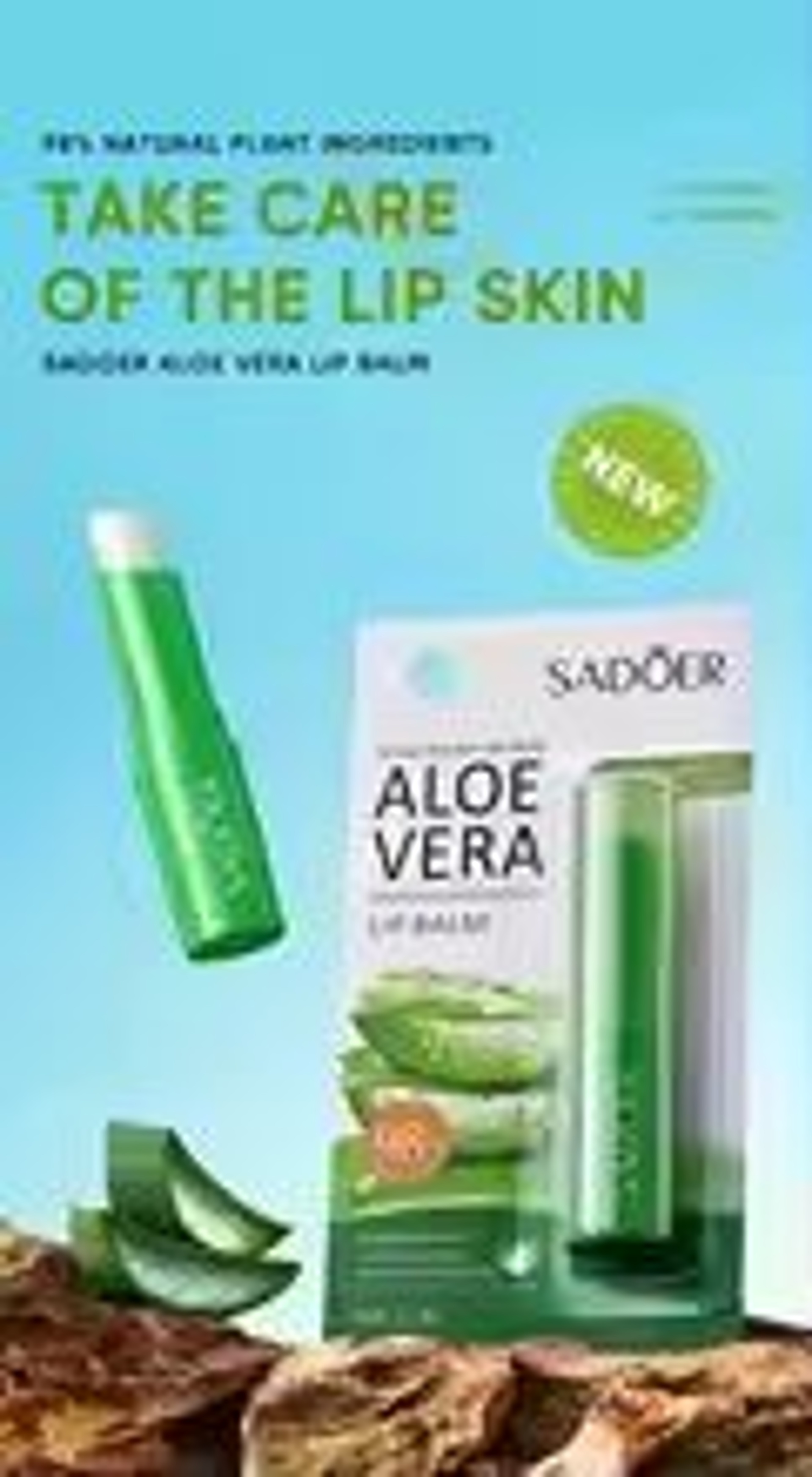 Aloe Lip Balm Hydrating Moisturizing Lip Repair Stick For Dry Cracked Lips 5