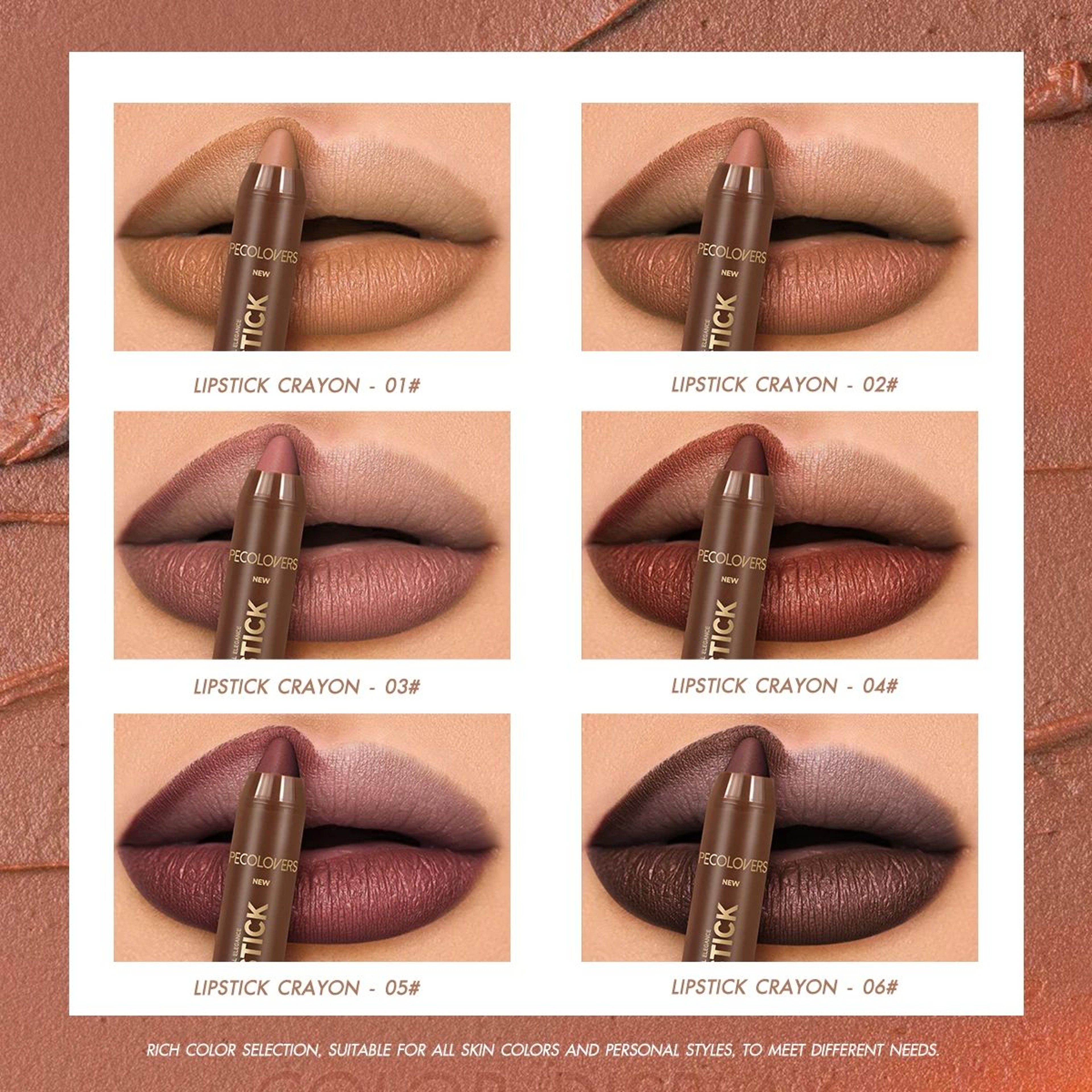 Fine Tip Matte Lip Liner Pen  Soft Mist Lip Contour Crayon 1