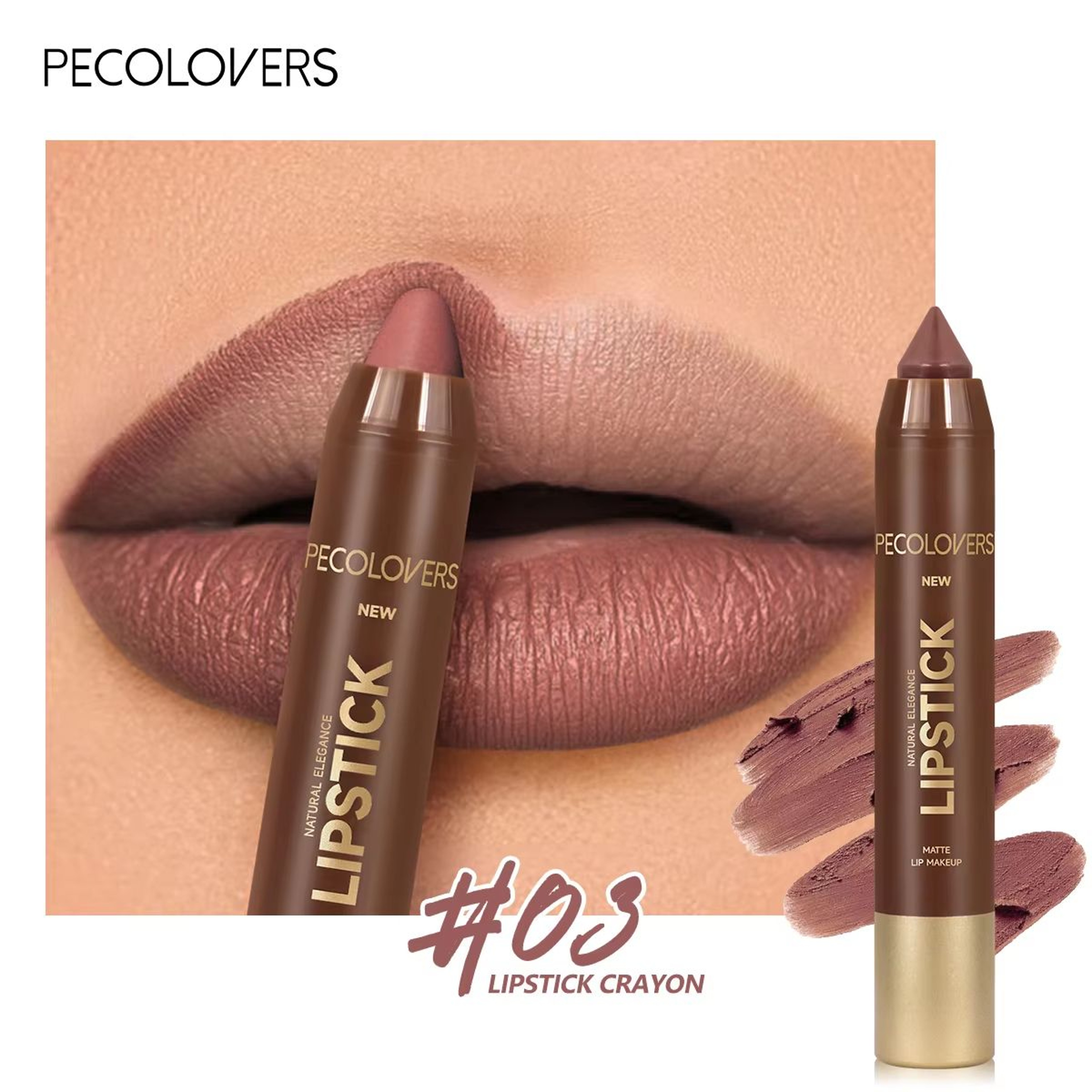 Fine Tip Matte Lip Liner Pen  Soft Mist Lip Contour Crayon 9