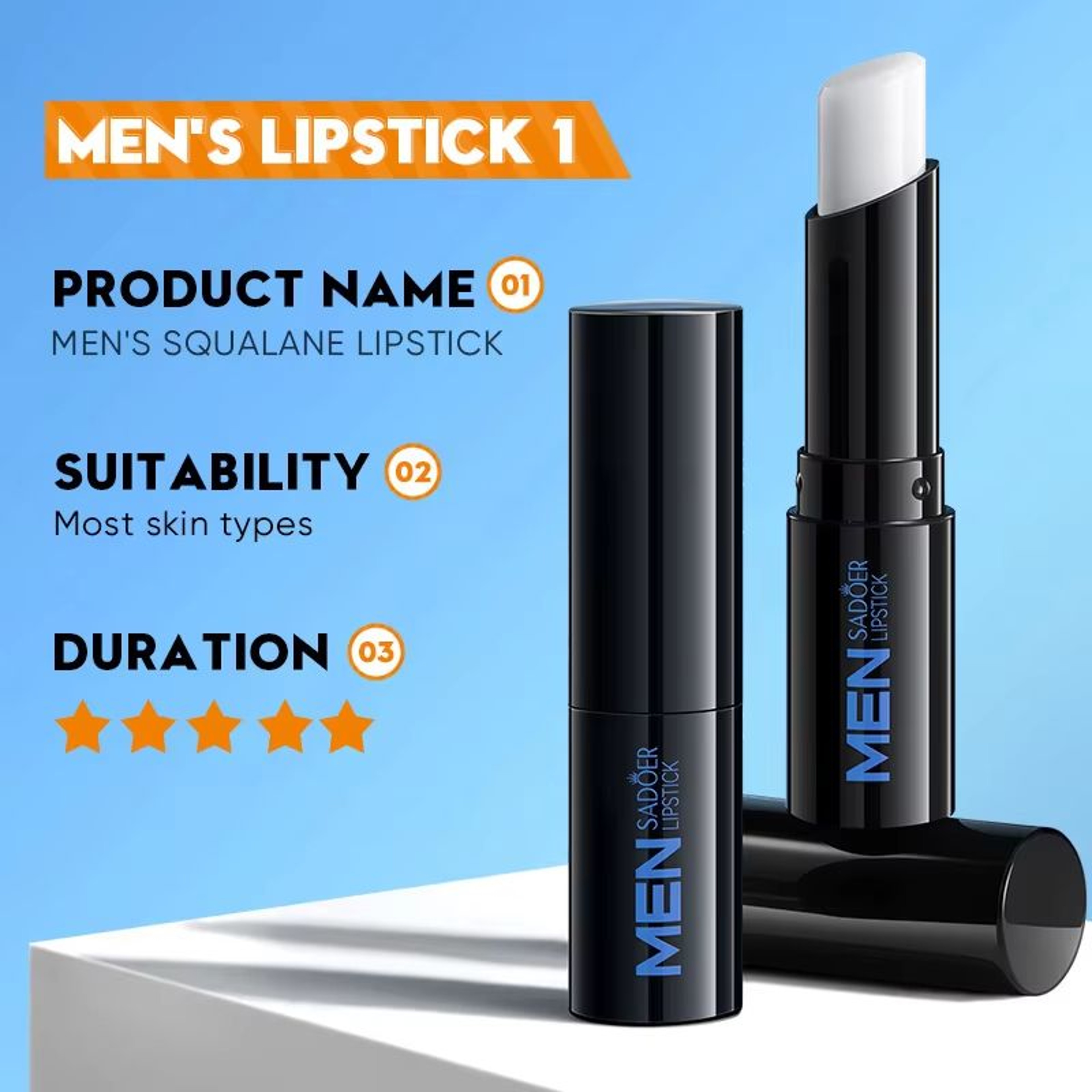 SADOER Mens Lip Balm Hydrating Anti Cracking Lip Balm For Repairing And Nourishing Dry Lips 4