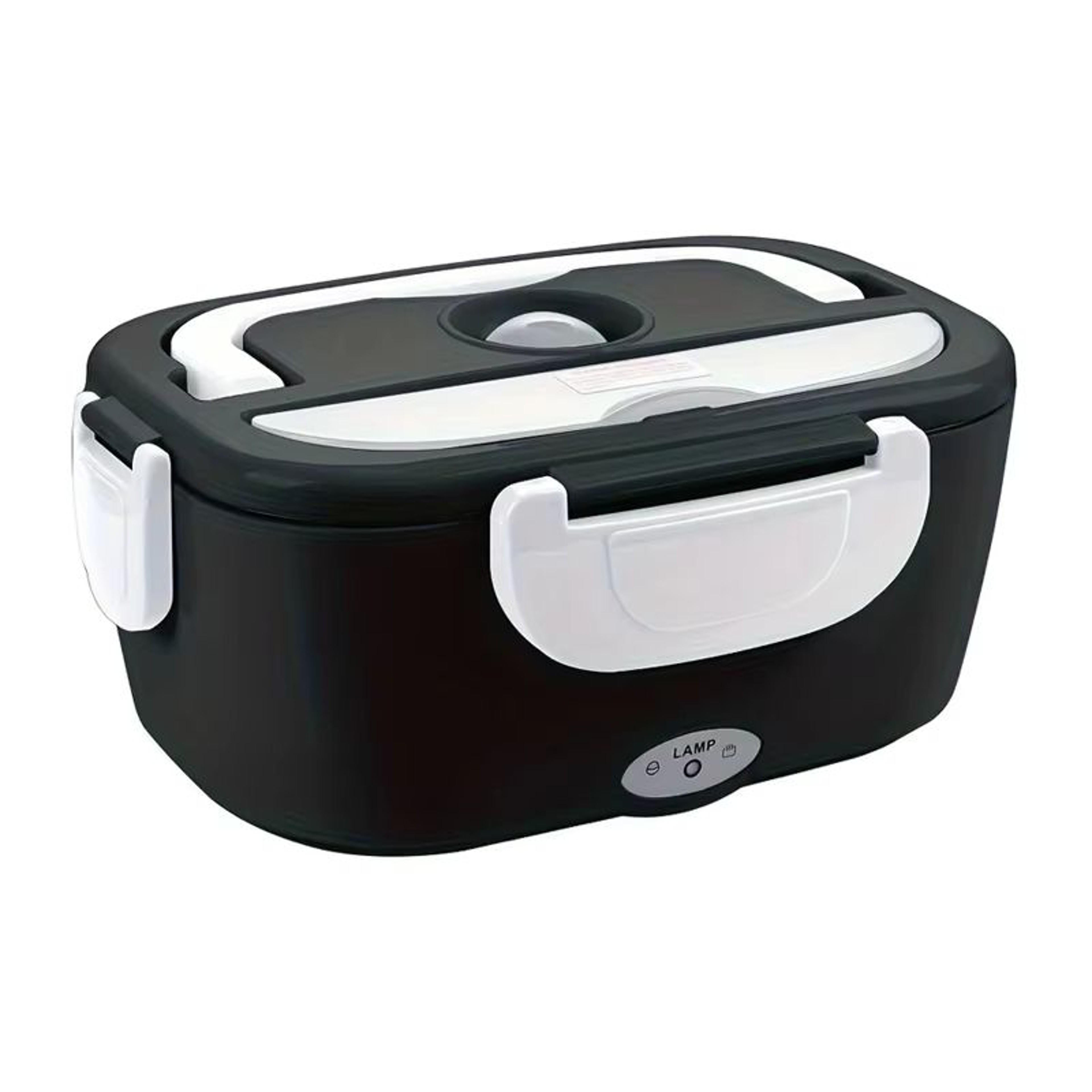 4 In 1 Electric Lunch Box Stainless Steel Food Warmer For Car Truck Office 9