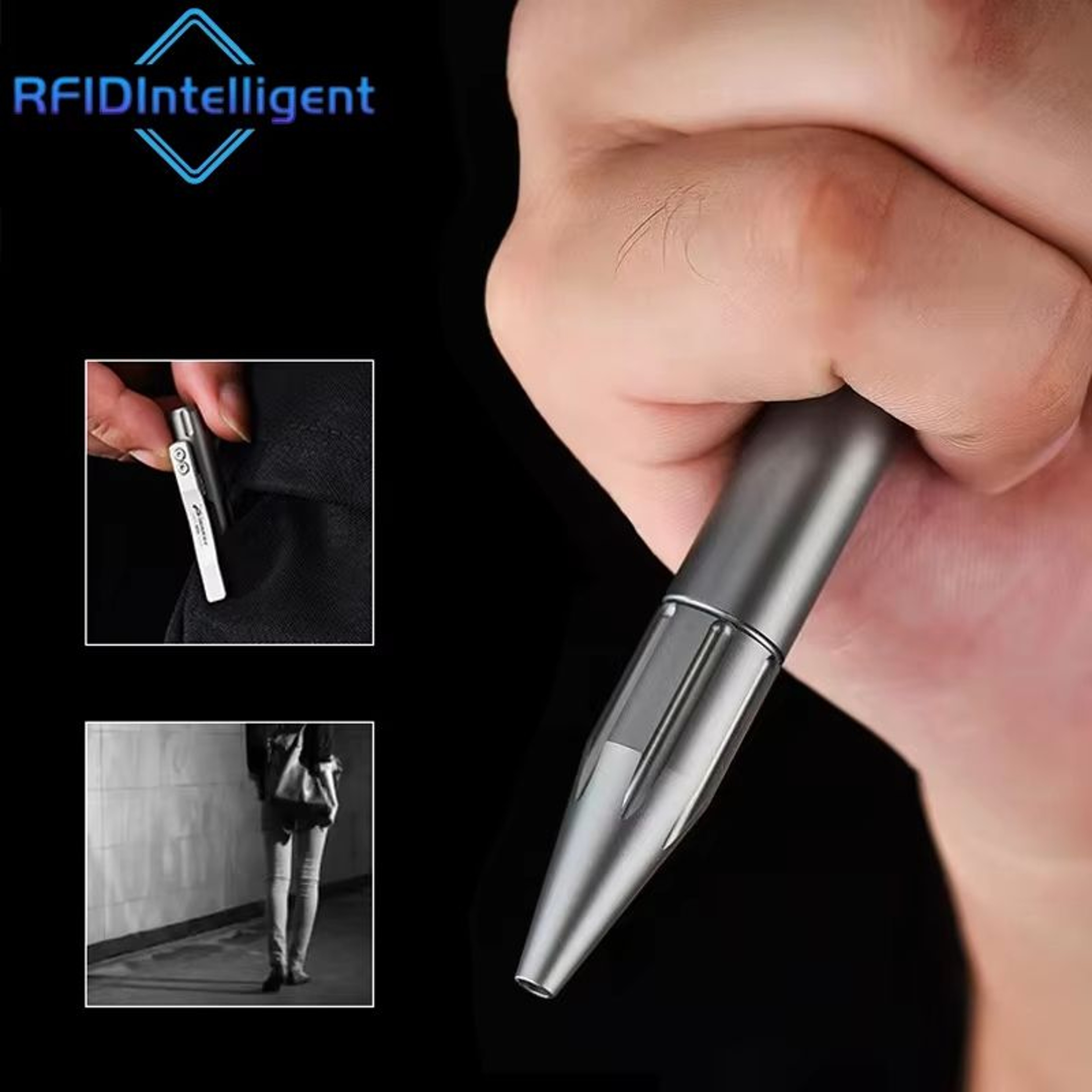 Titanium Tactical EDC Pen With Emergency Glass Breaker 3