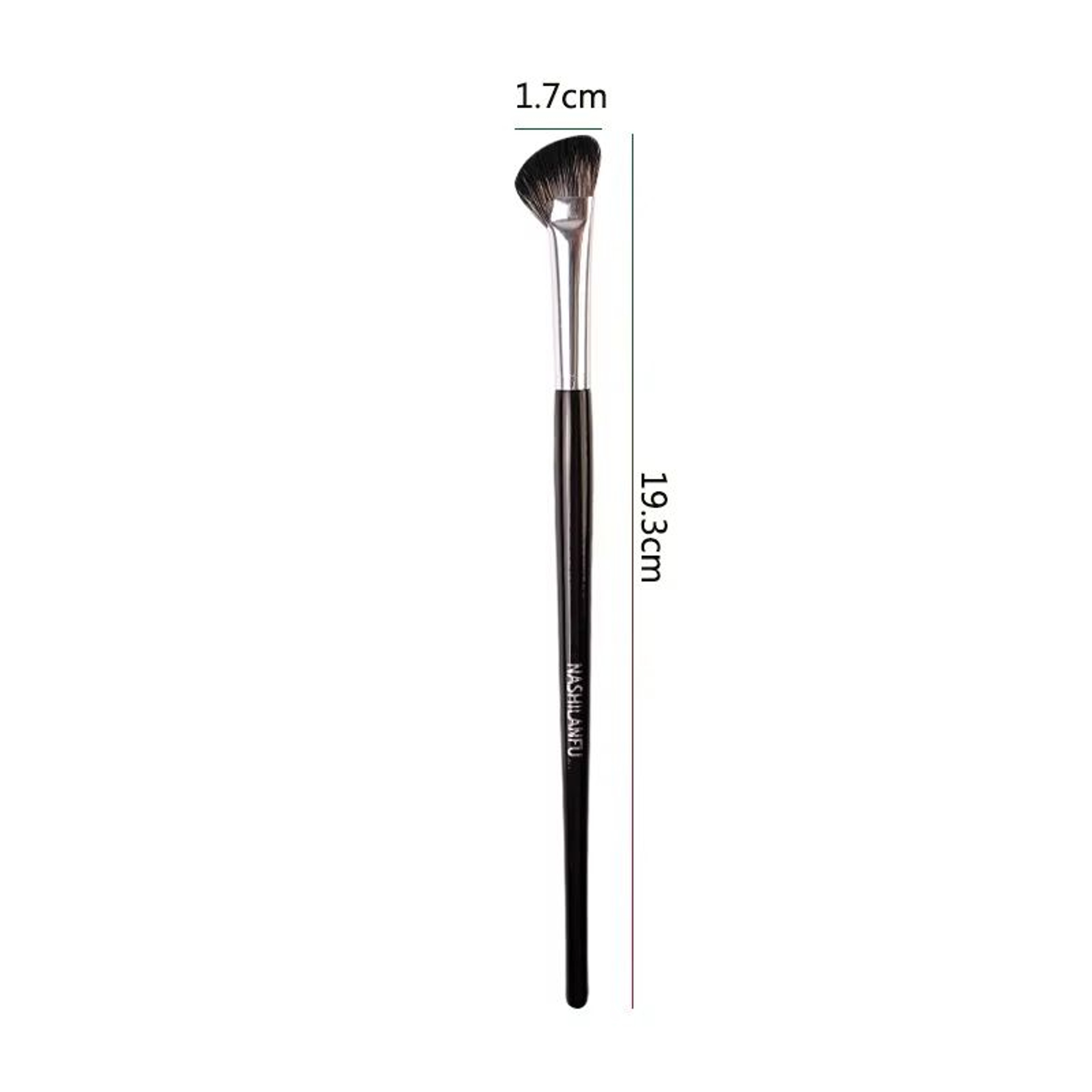 Black Sculpting Contour Brush  Large Angled Bronzer Brush For Blush Powder  Face Sculpting 6