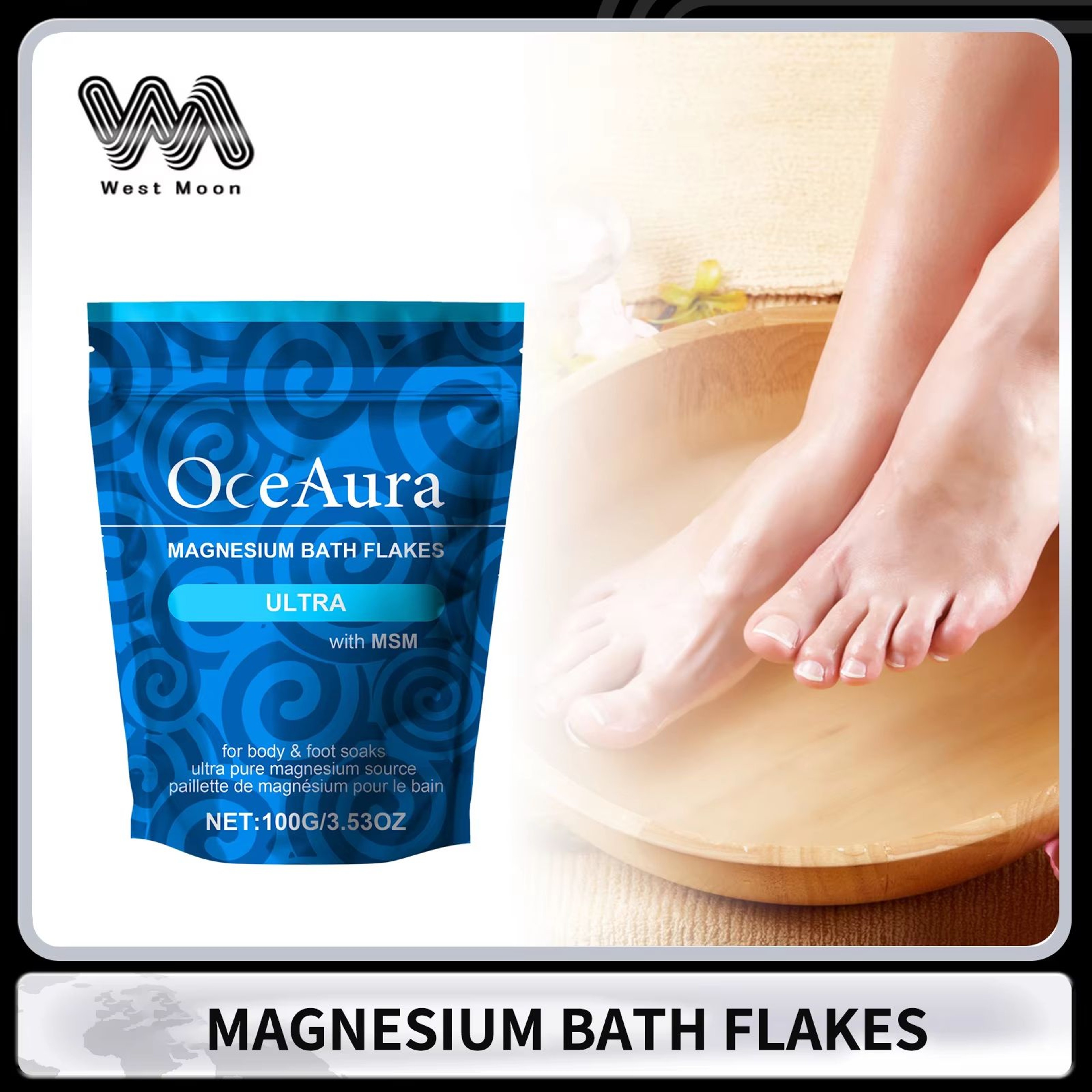 Spa Magnesium Bath Salt Tablets Relaxing Exfoliating Bath Salt Tablets Skin Smoothing Magnesium Spa 0