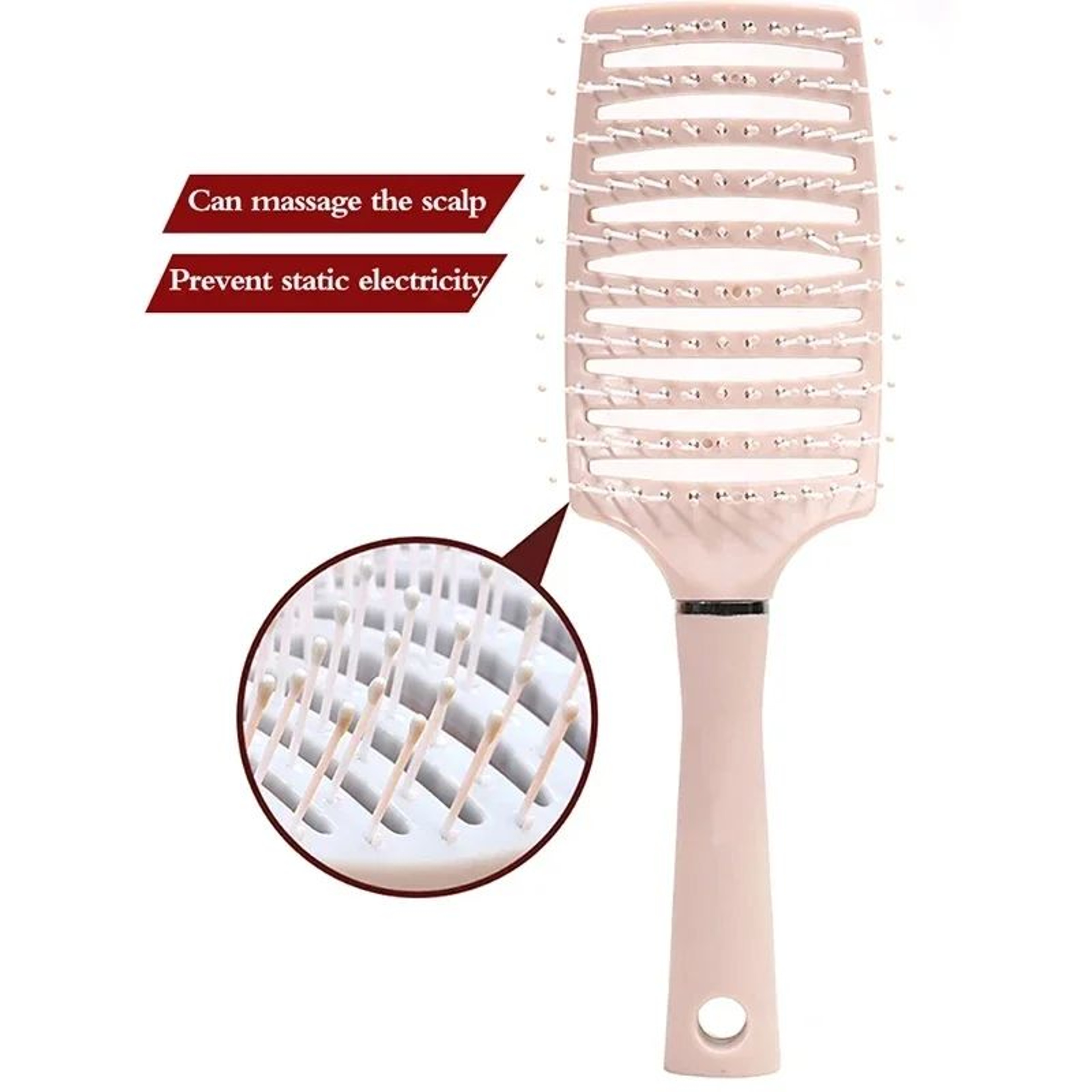 Air Cushion Scalp Massage Detangling Hair Brush For All Hair Types 4