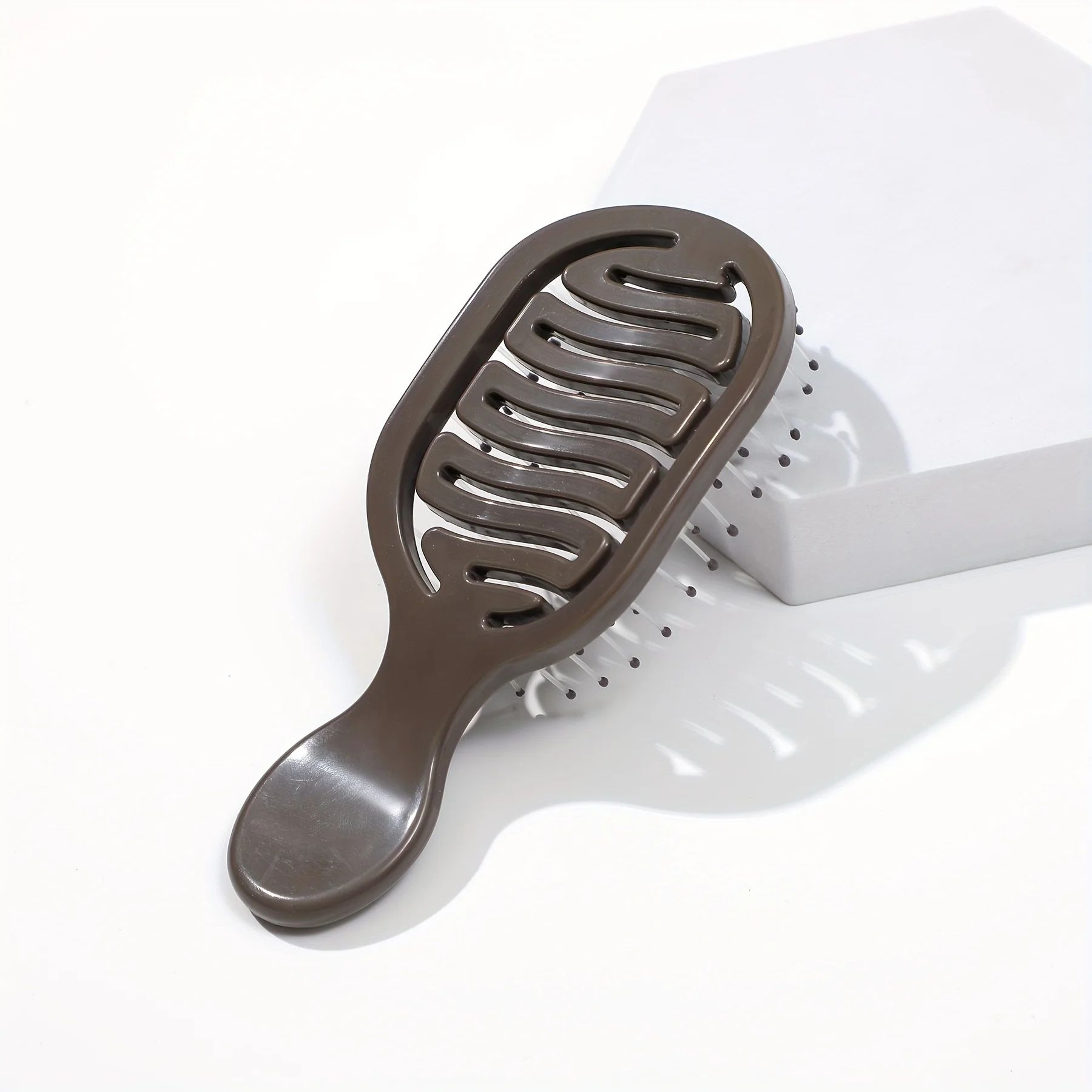 Mini Track Portable Detangling Hair Brush For Travel And Daily Styling 5