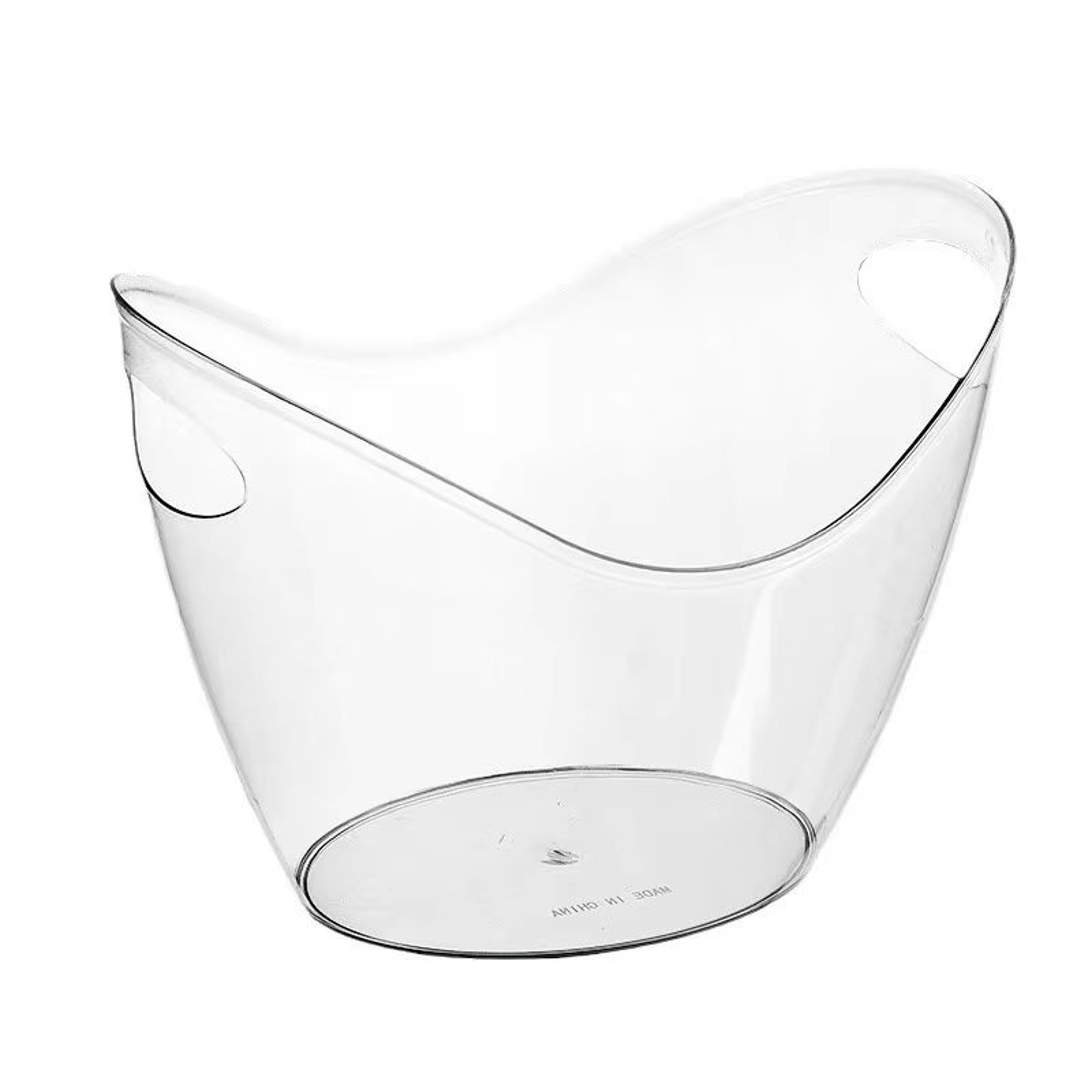 Elegant Transparent Acrylic Ice Bucket Wine And Beverage Cooler For Parties 6