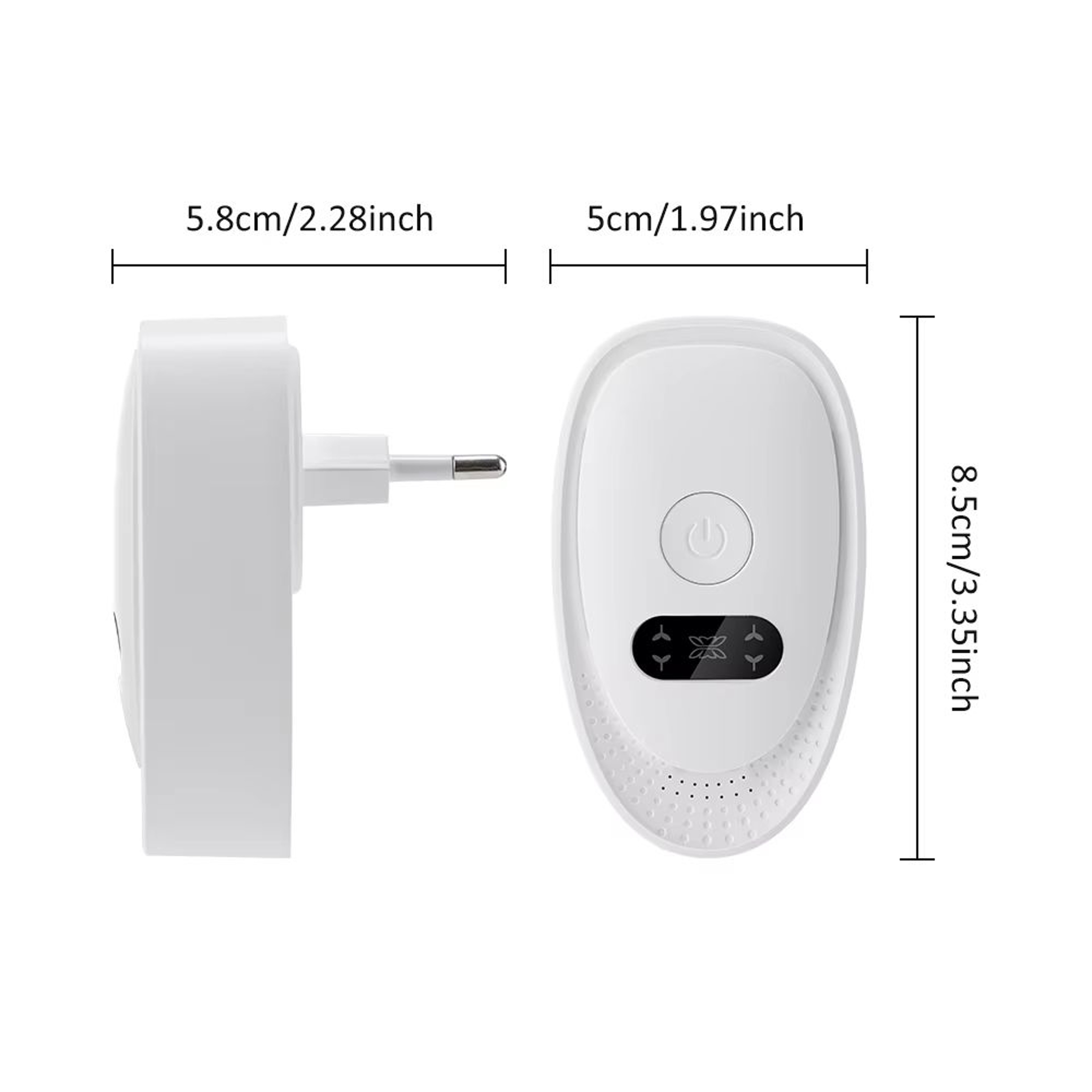 PlugIn Mini Air Purifier Negative Ion Generator Smoke  Odor Remover For Home 5