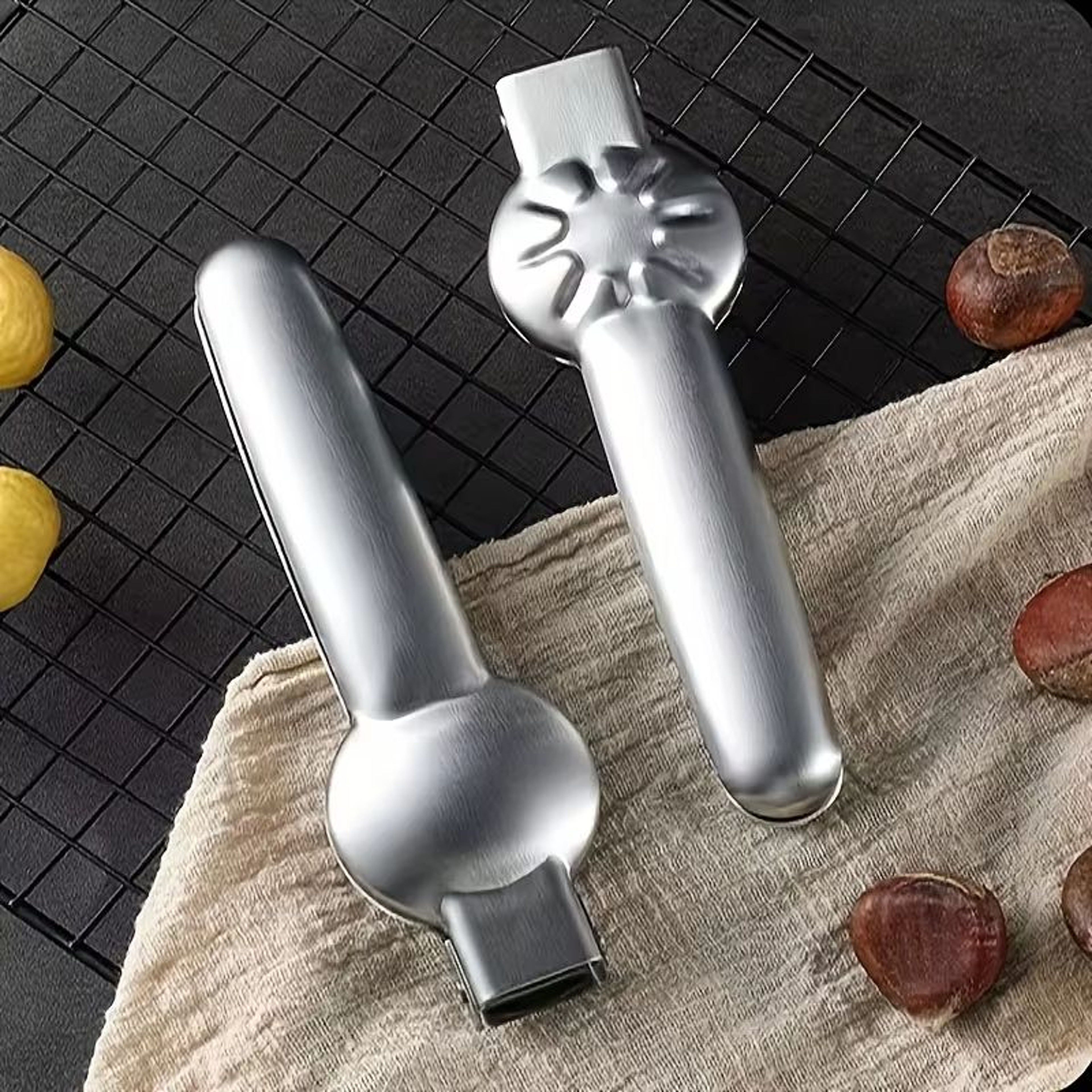 2in1 Chestnut Opener Cutter Stainless Steel Nut Cracker And Sheller Tool 4